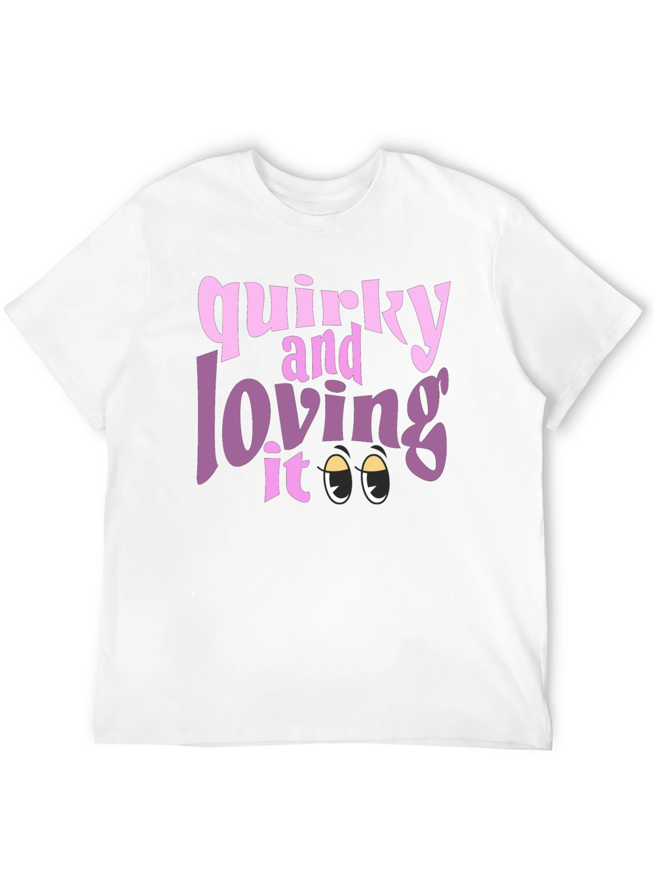 Black Quirky and Loving It T-Shirt view 12