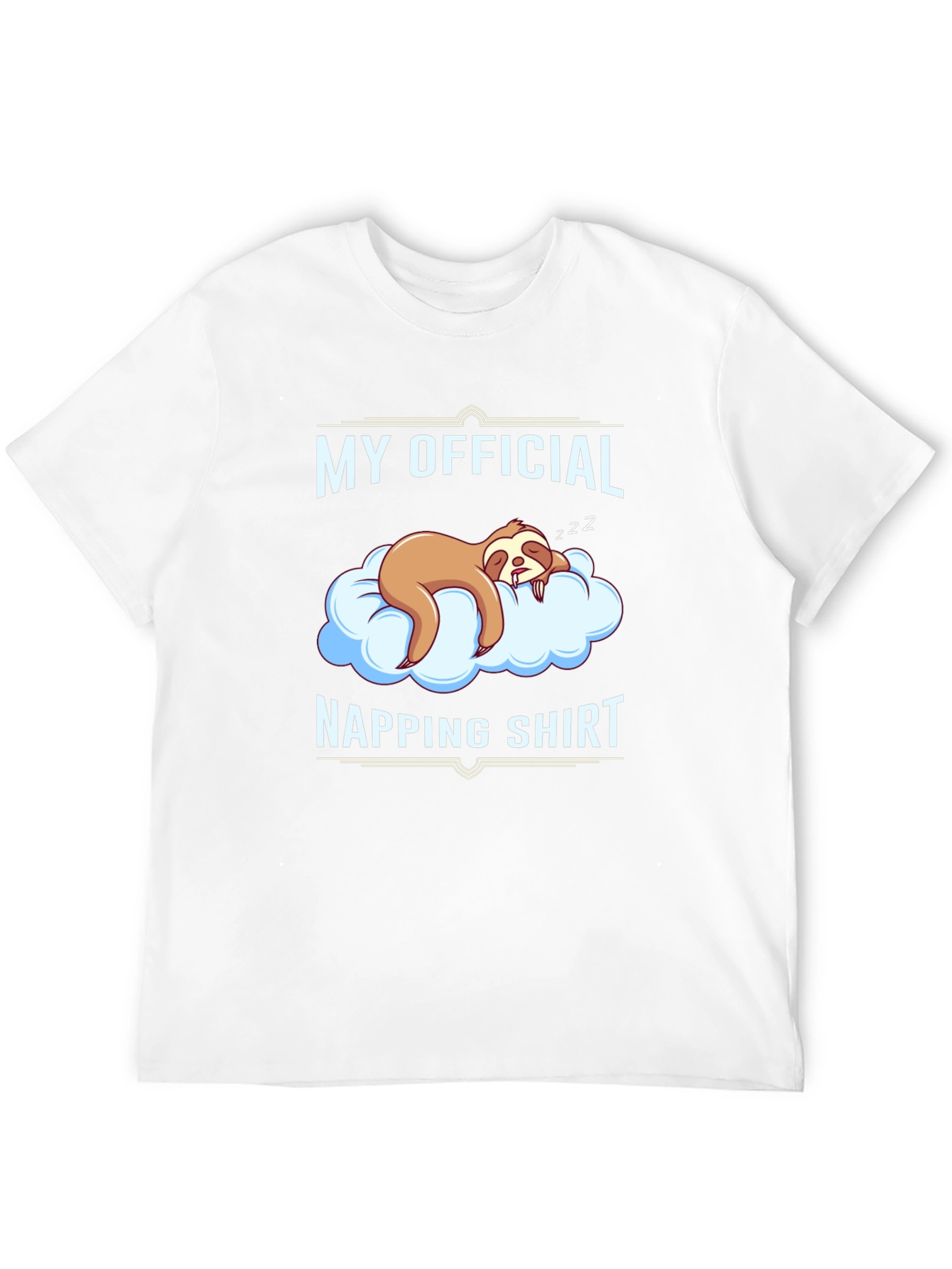 Black Sloth Napping Shirt - Funny Sleep T-Shirt view 12