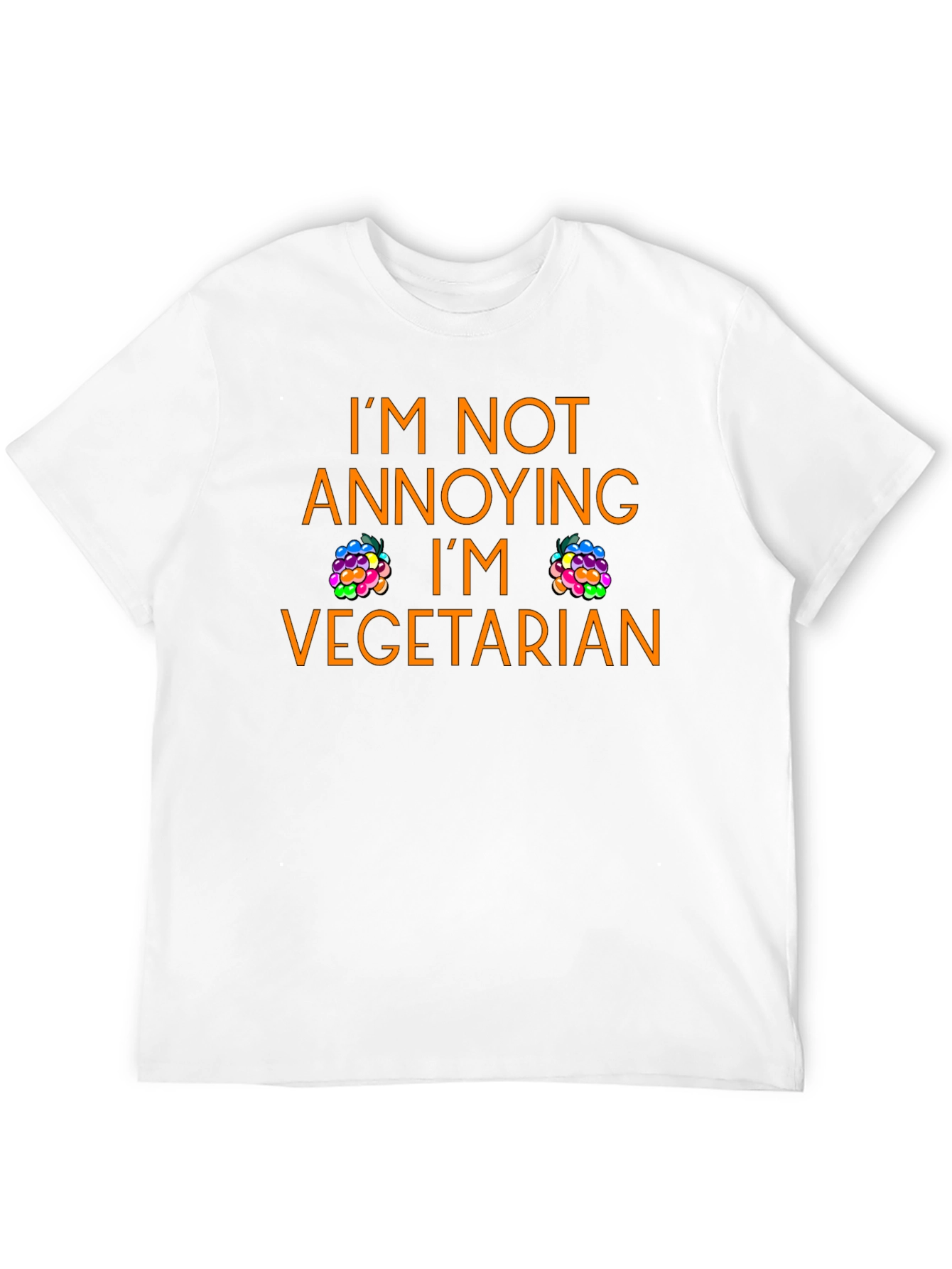 Black Funny Vegetarian T-Shirt - I'm Not Annoying! view 12