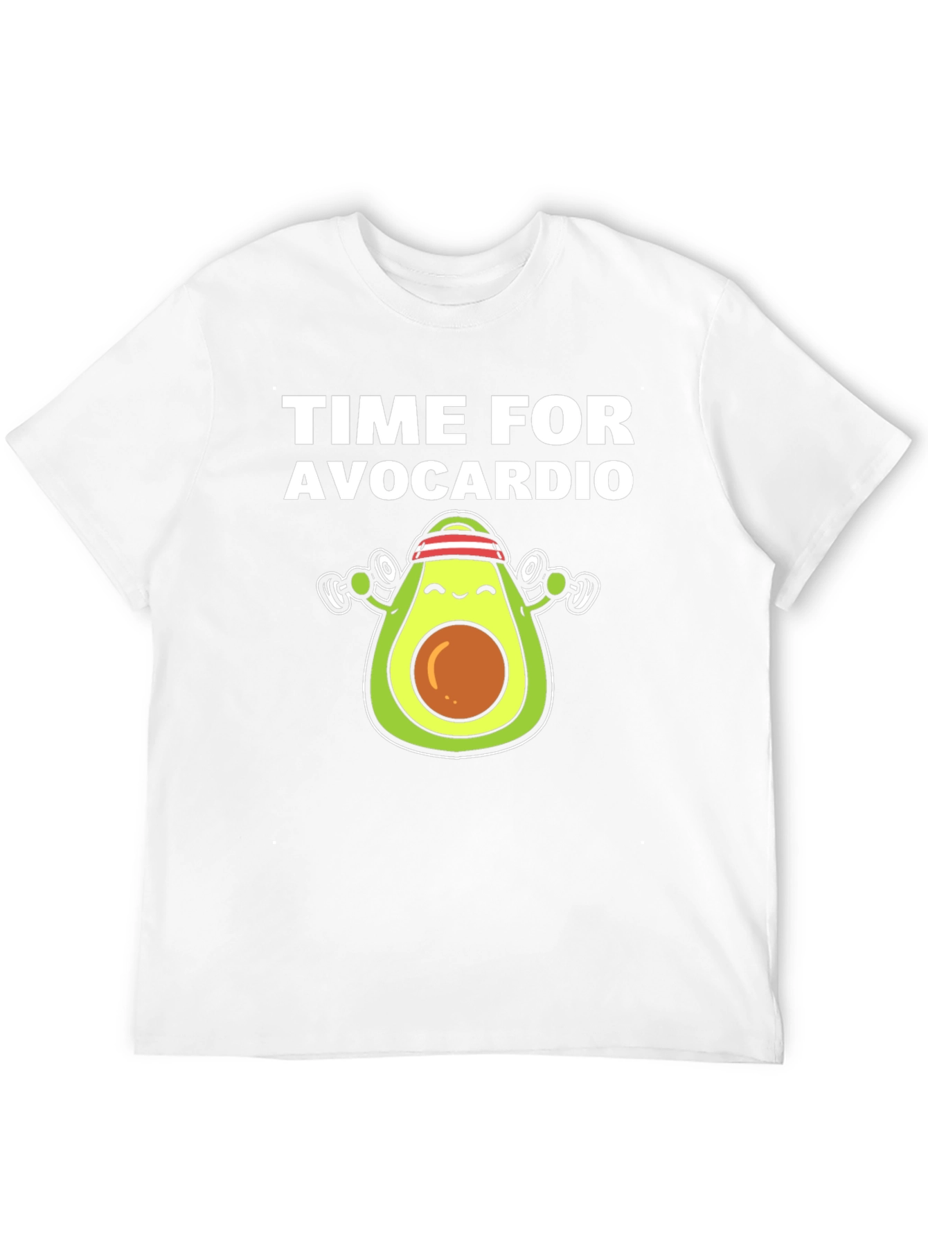 Black Time For Avocardio Funny Workout T-Shirt view 12