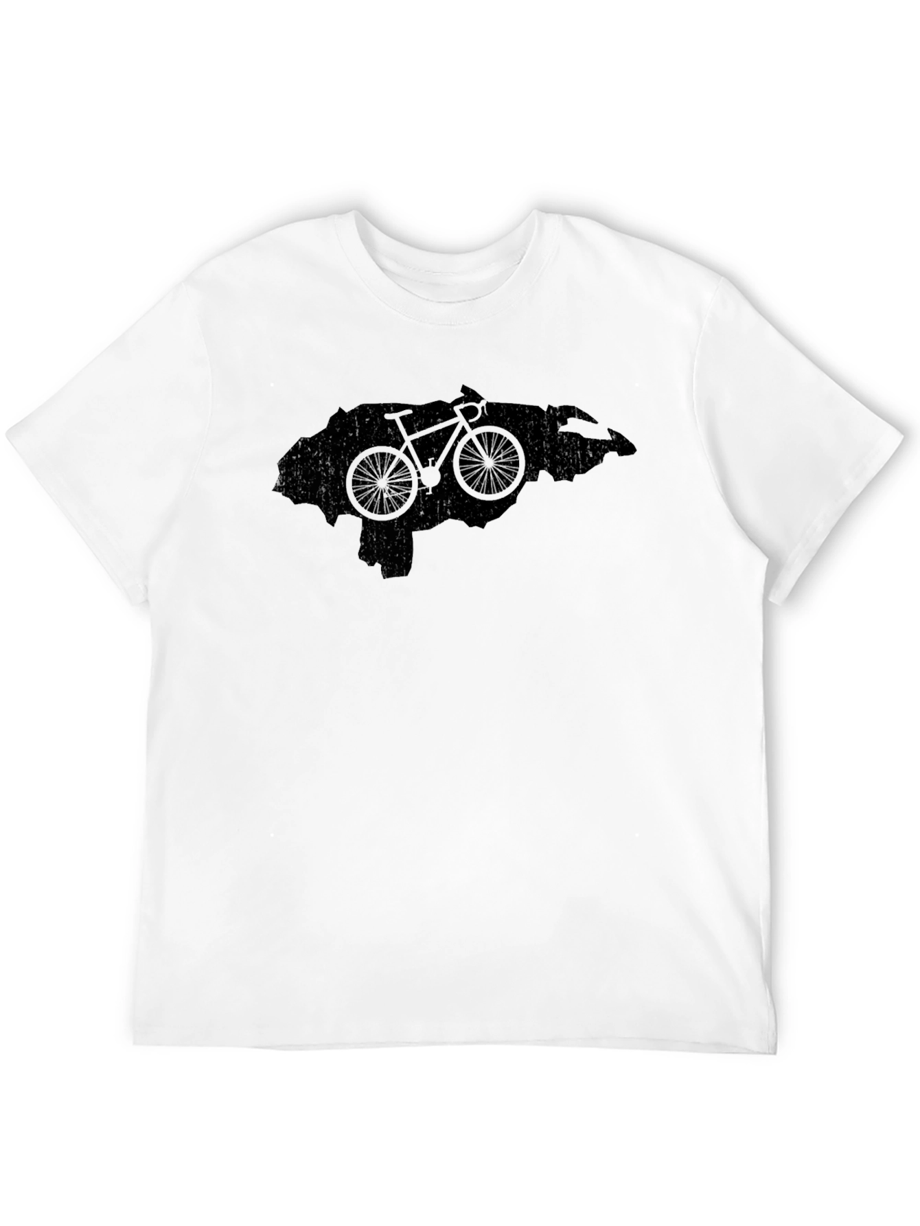 Black Honduras Bike Graphic T-Shirt view 12