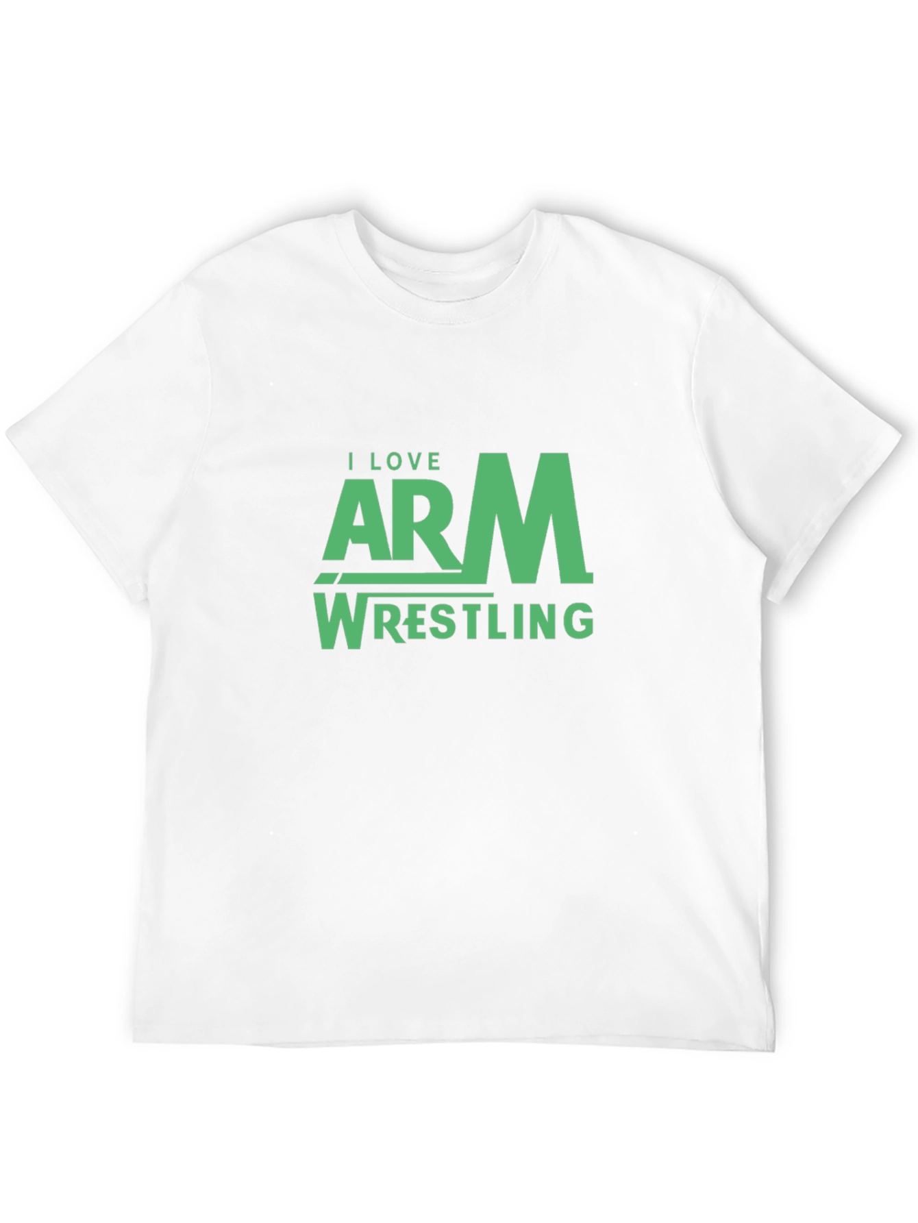 Black I Love Arm Wrestling T-Shirt view 12