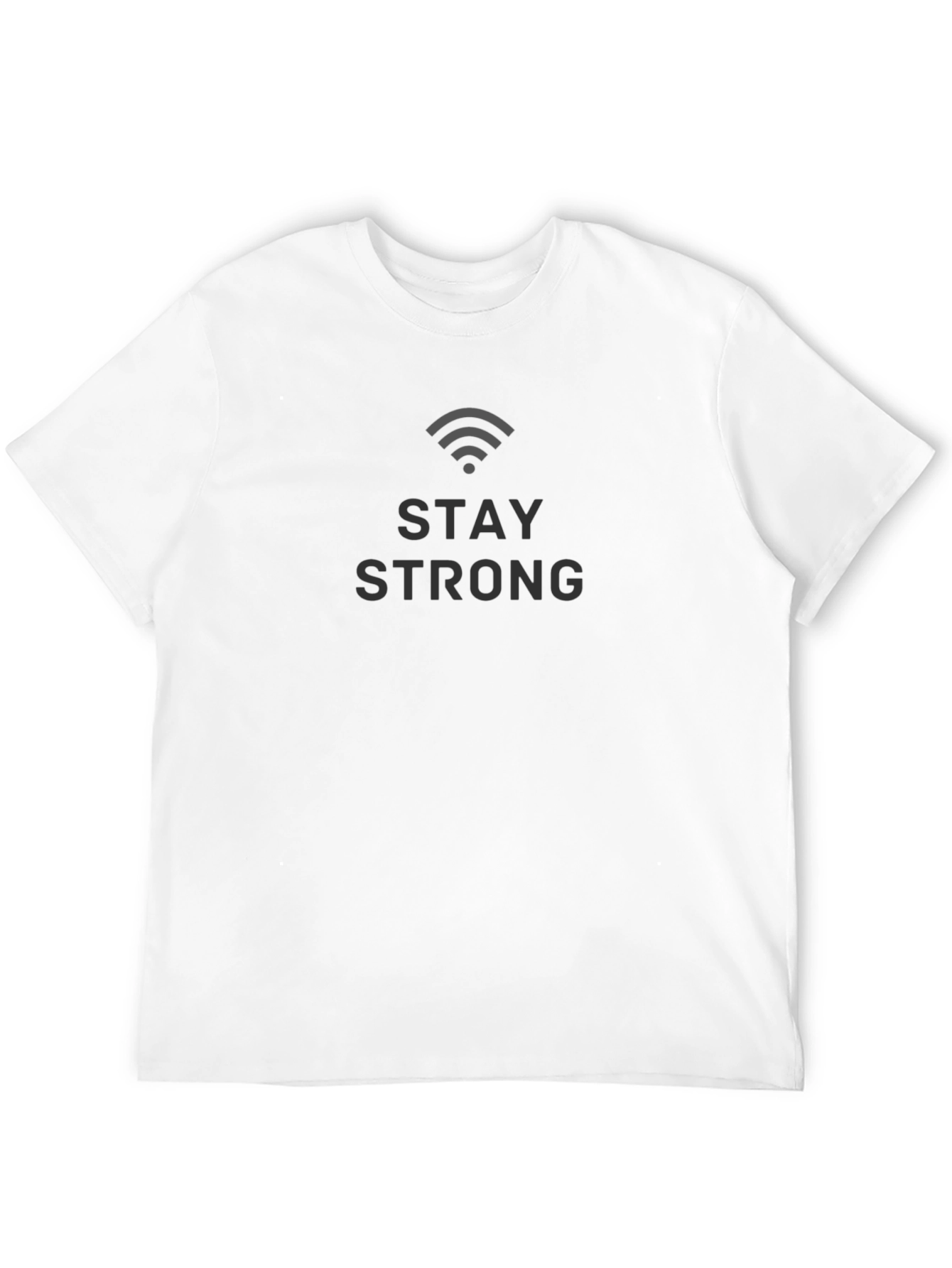 Black Stay Strong Black T-Shirt - Stylish & Comfortable view 12