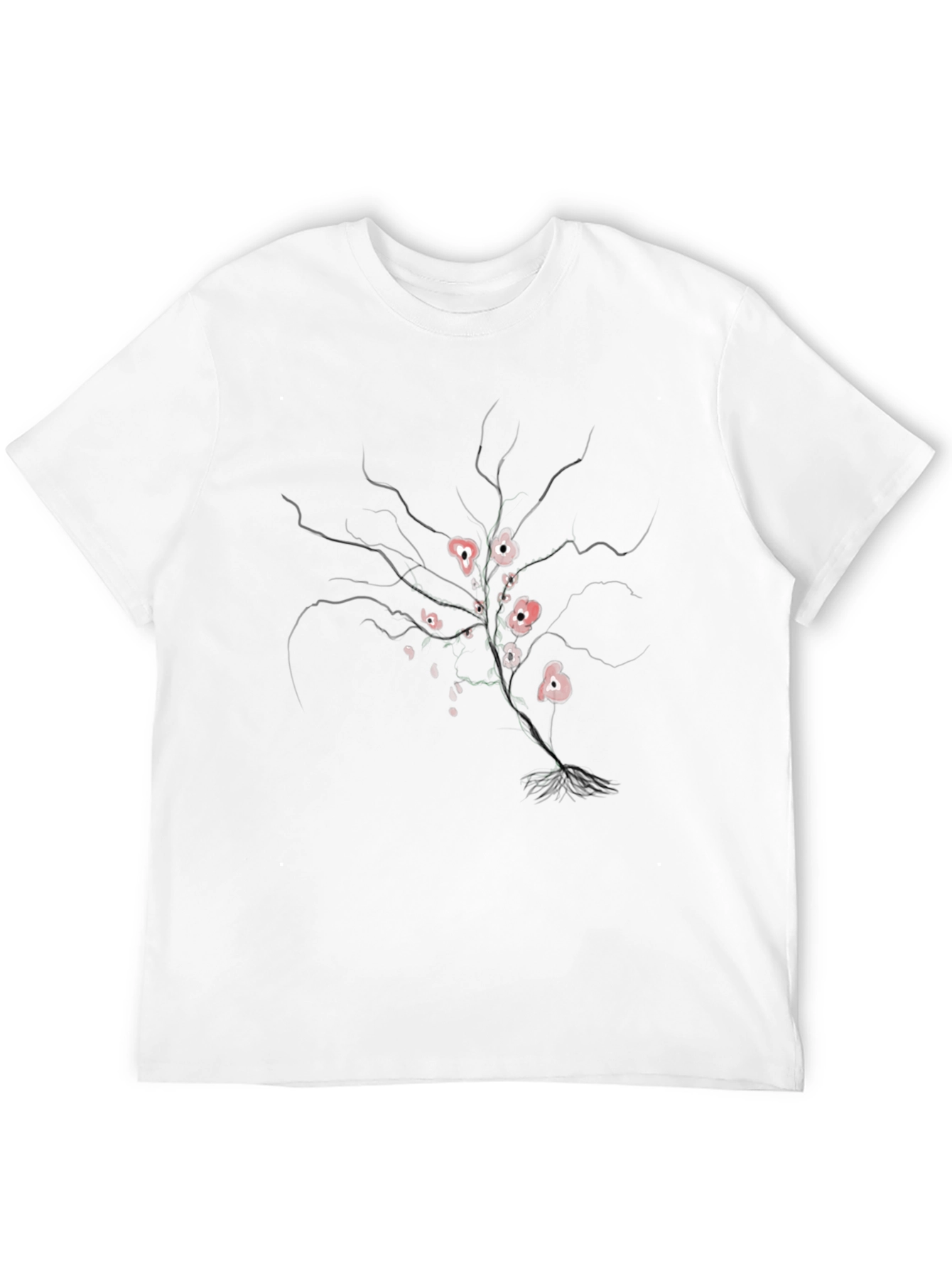 Black Black Tree of Hearts Graphic Tee view 12