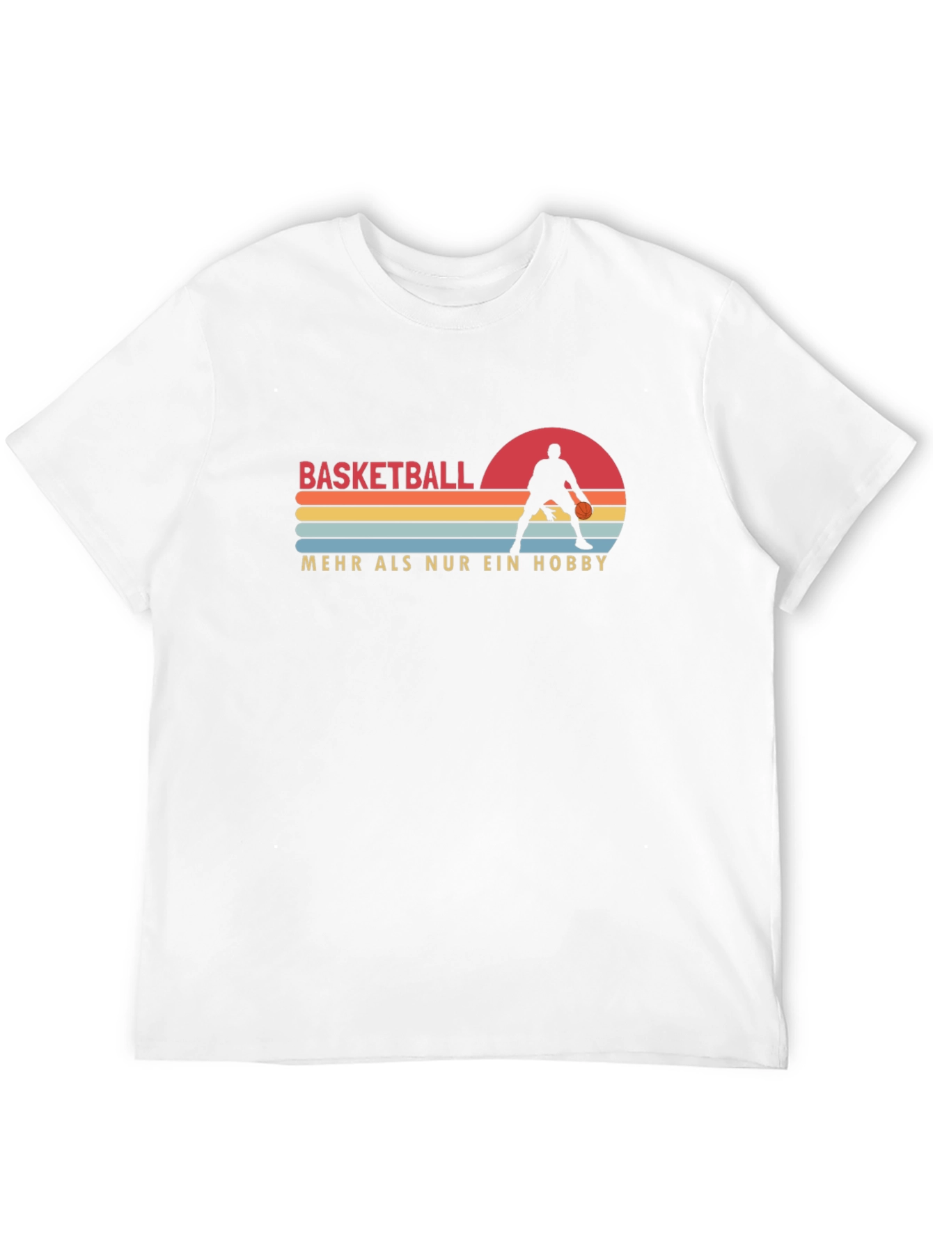 Black Basketball Hobby T-Shirt Graphic Design view 12