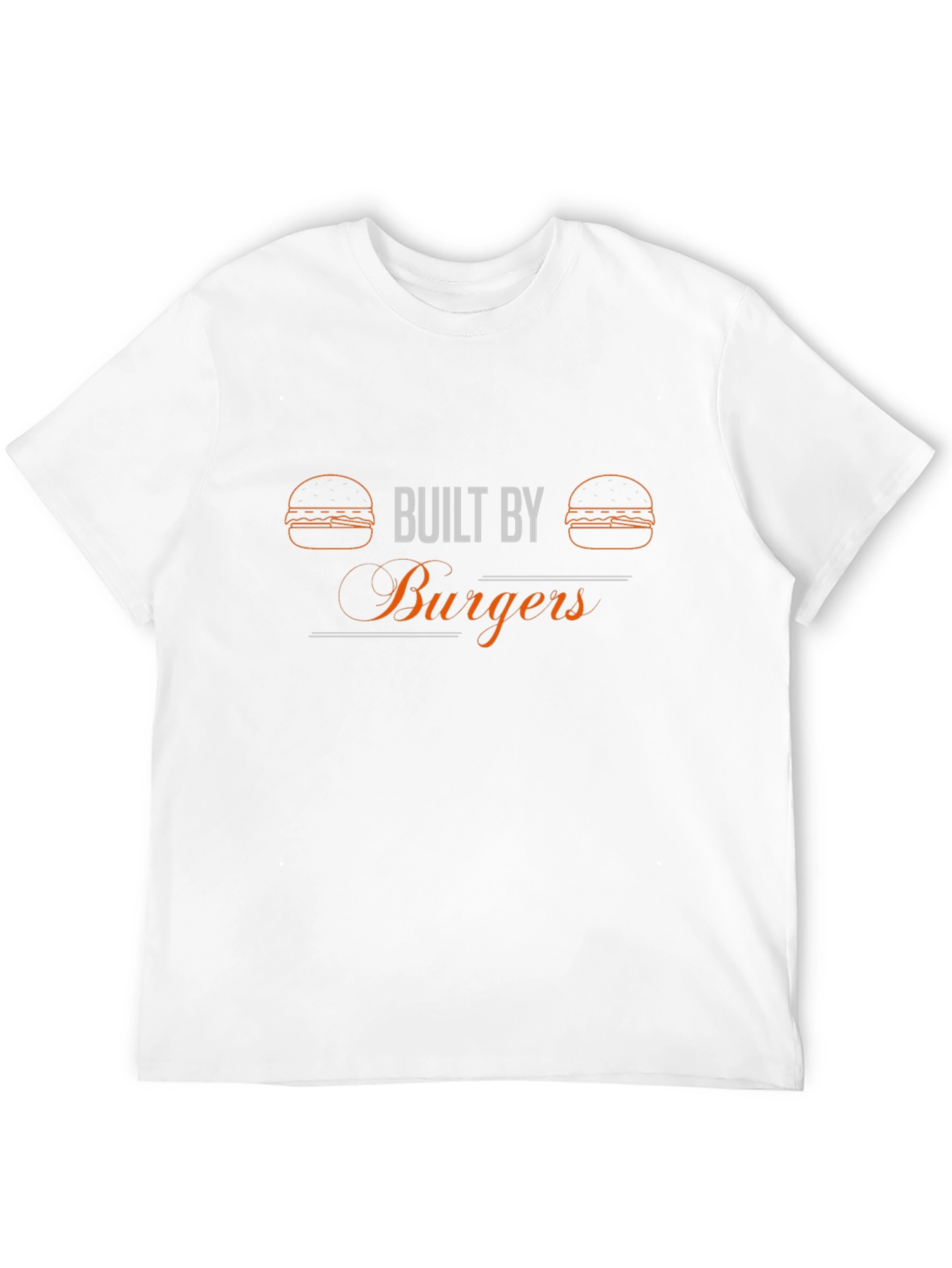 Black Built By Burgers Graphic Tee - Black view 12