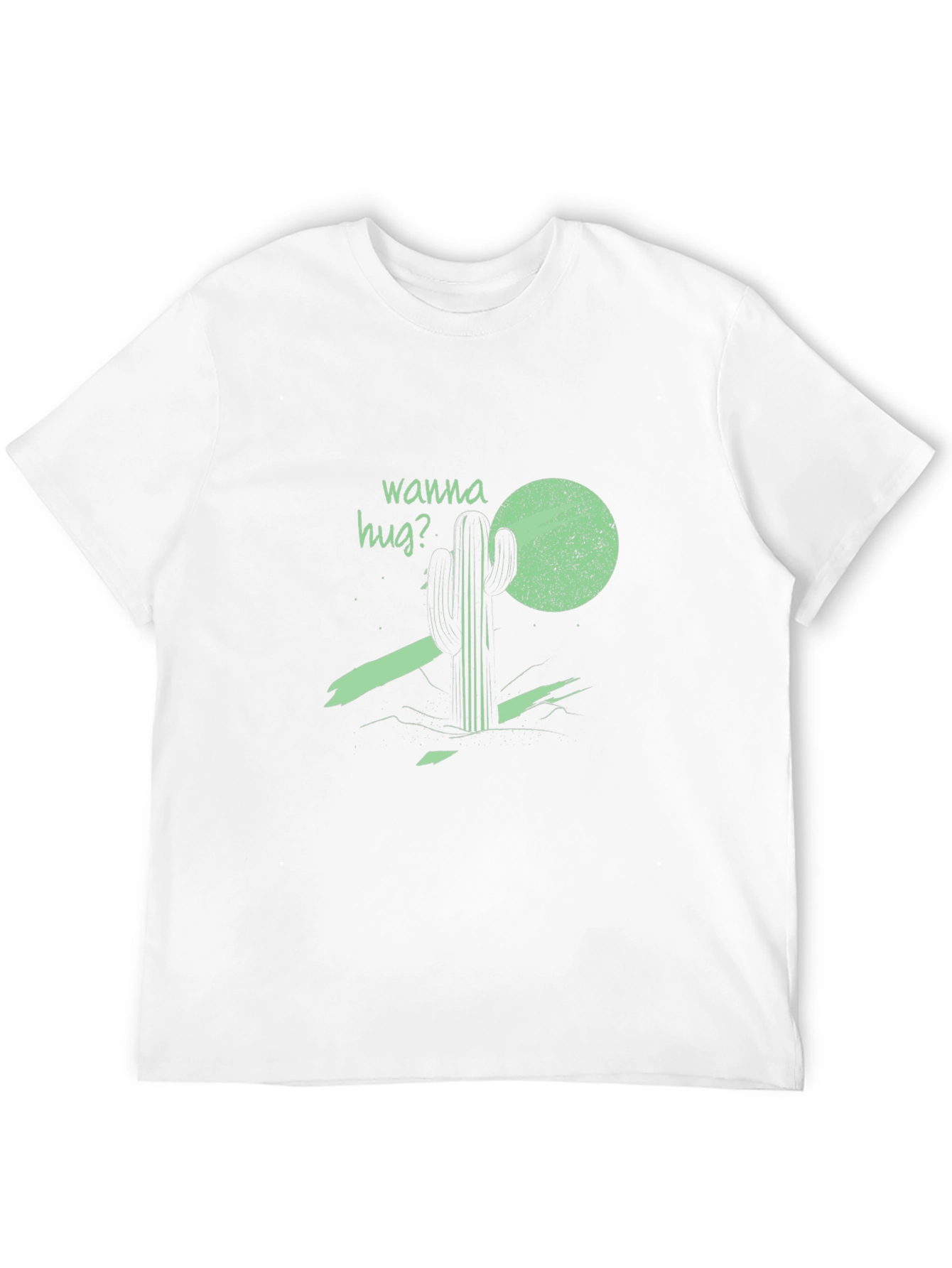 Black Wanna Hug Cactus Graphic Tee view 12