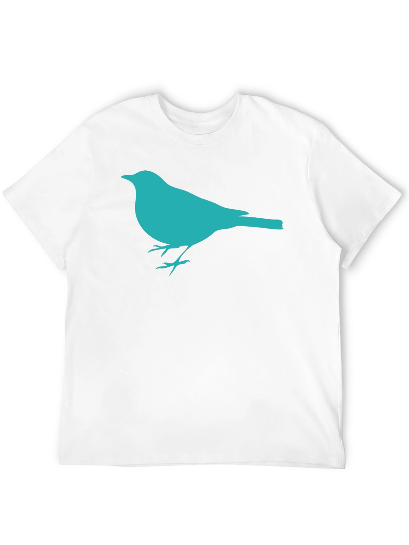 Black Bird Silhouette Graphic Black T-Shirt view 12