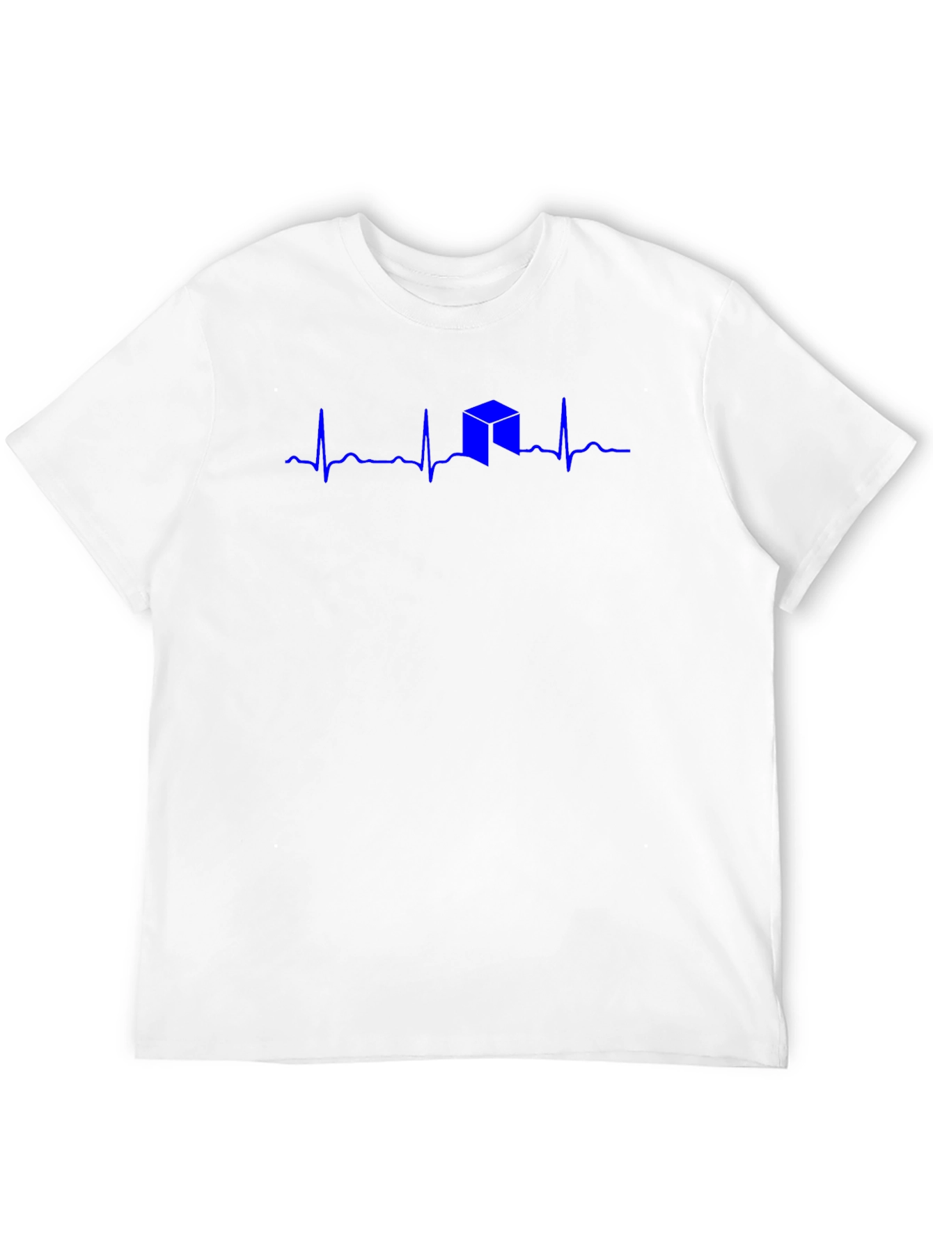 Black Heartbeat Cube Graphic Tee - Black view 12