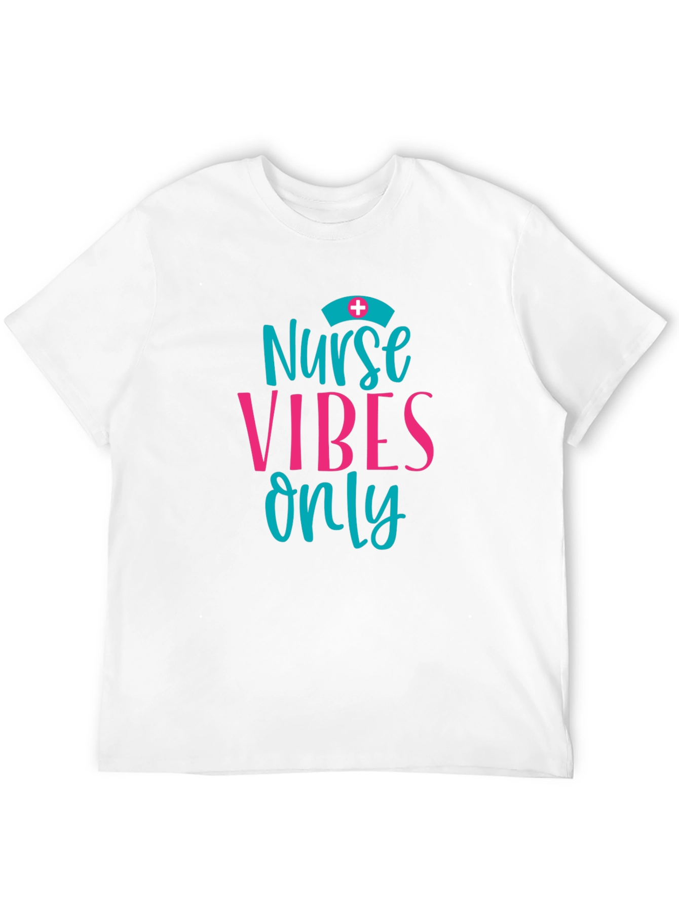 Black Nurse Vibes Only Graphic Tee - Black view 12