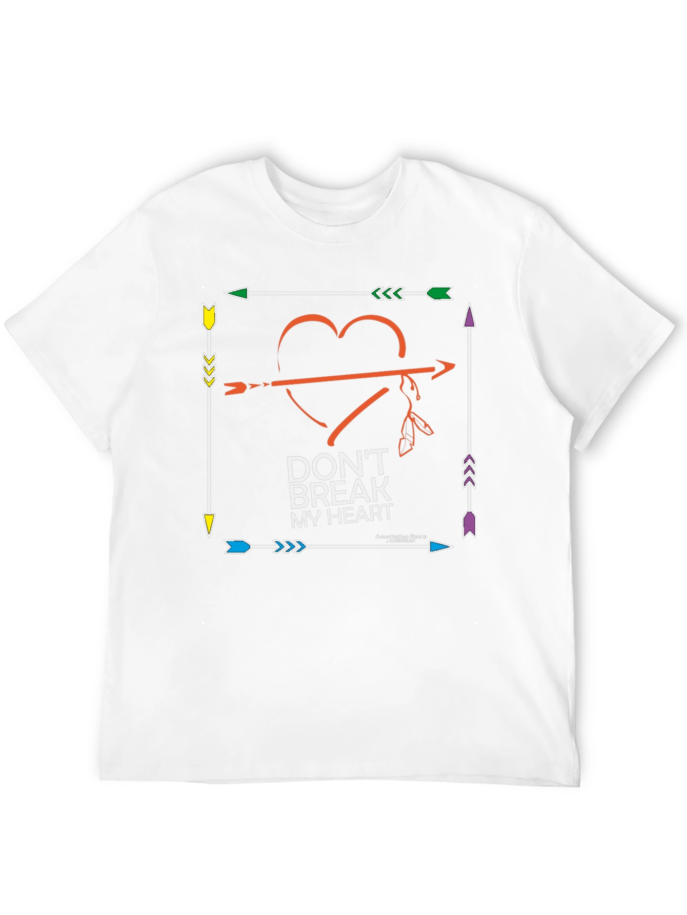 Black Don't Break My Heart Graphic Tee view 12