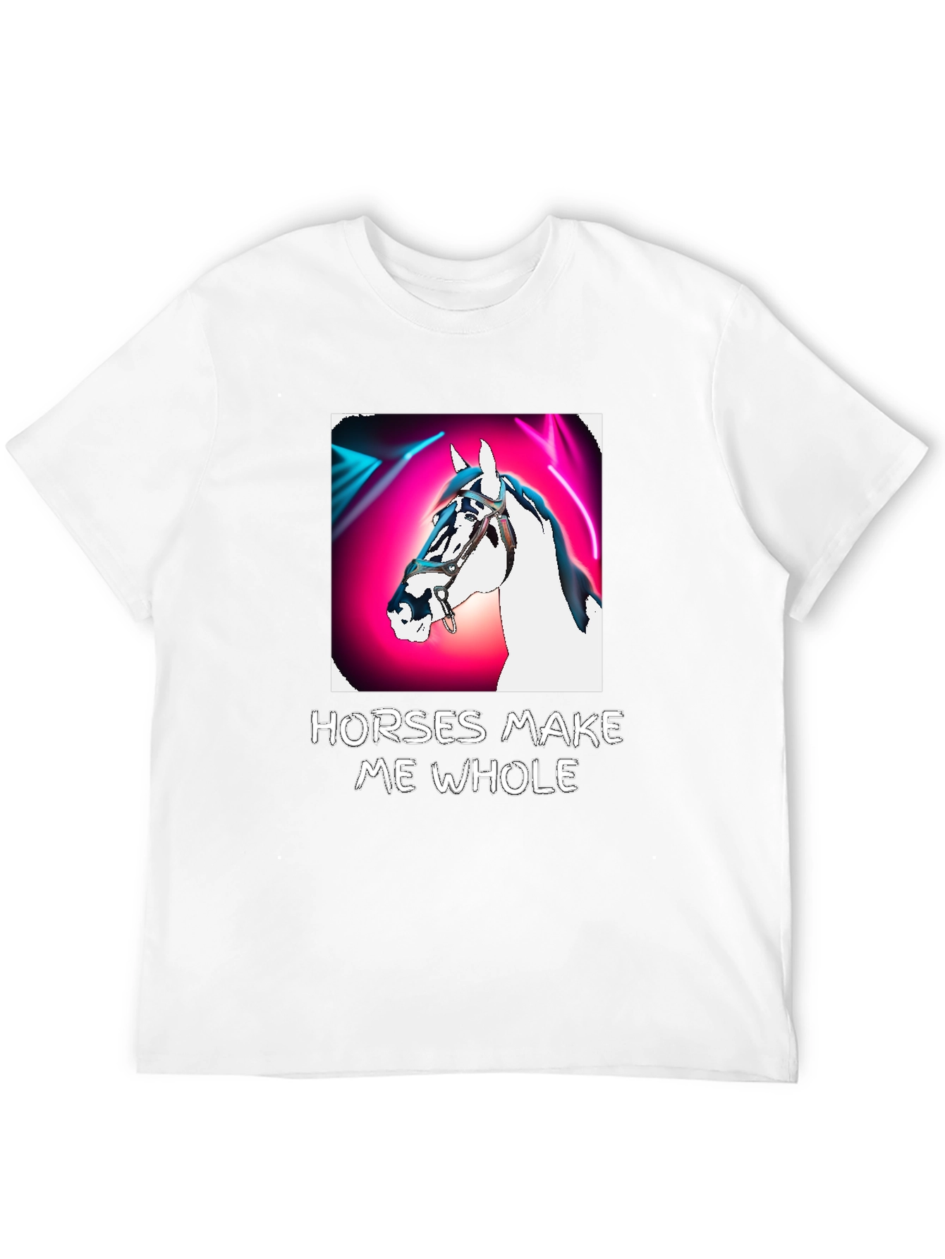 Black Horses Make Me Whole Graphic Tee view 12