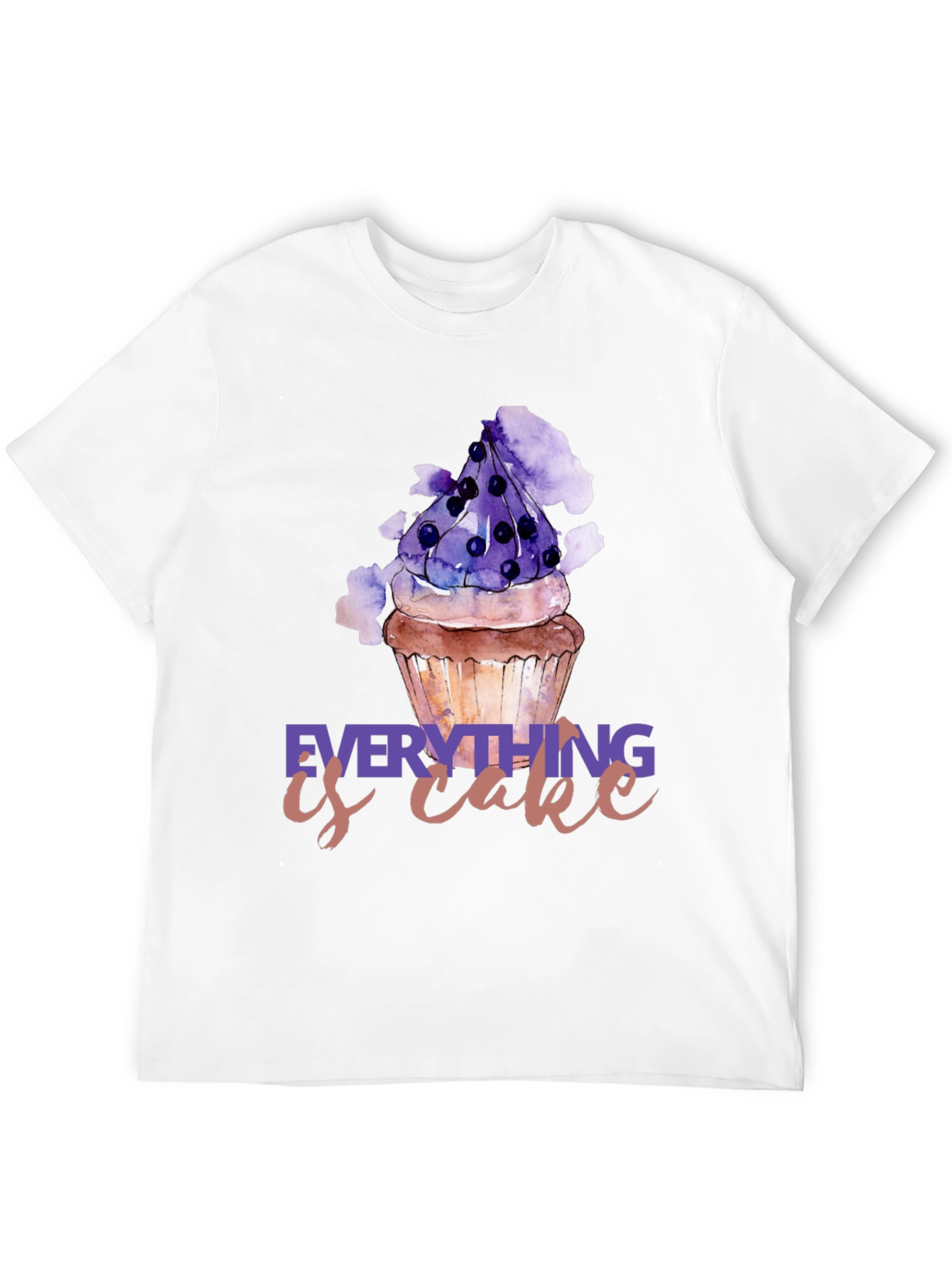 Black Everything is Cake T-Shirt view 12