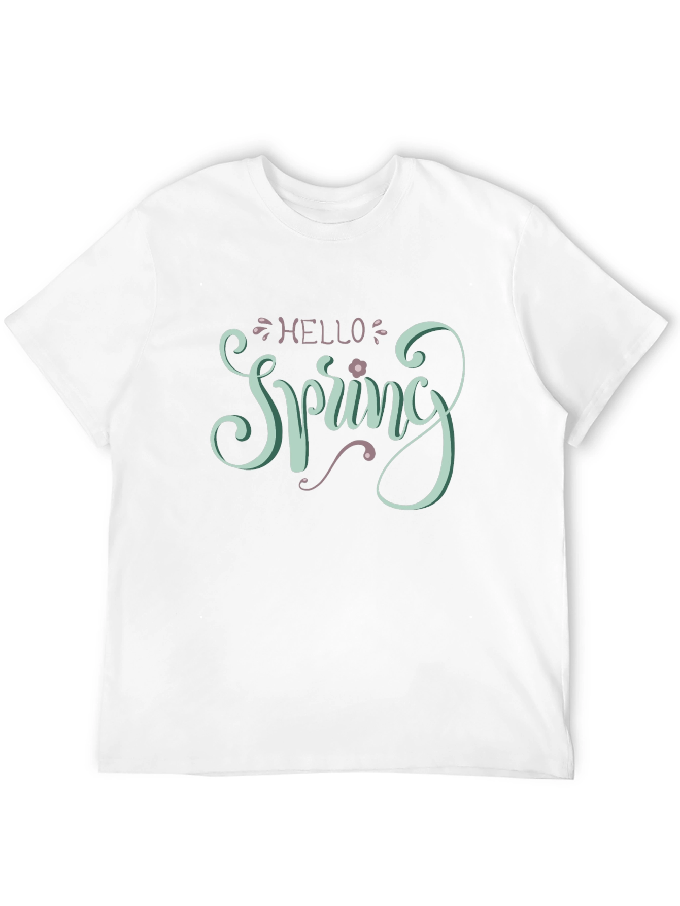 Black Hello Spring Graphic Tee - Black view 12