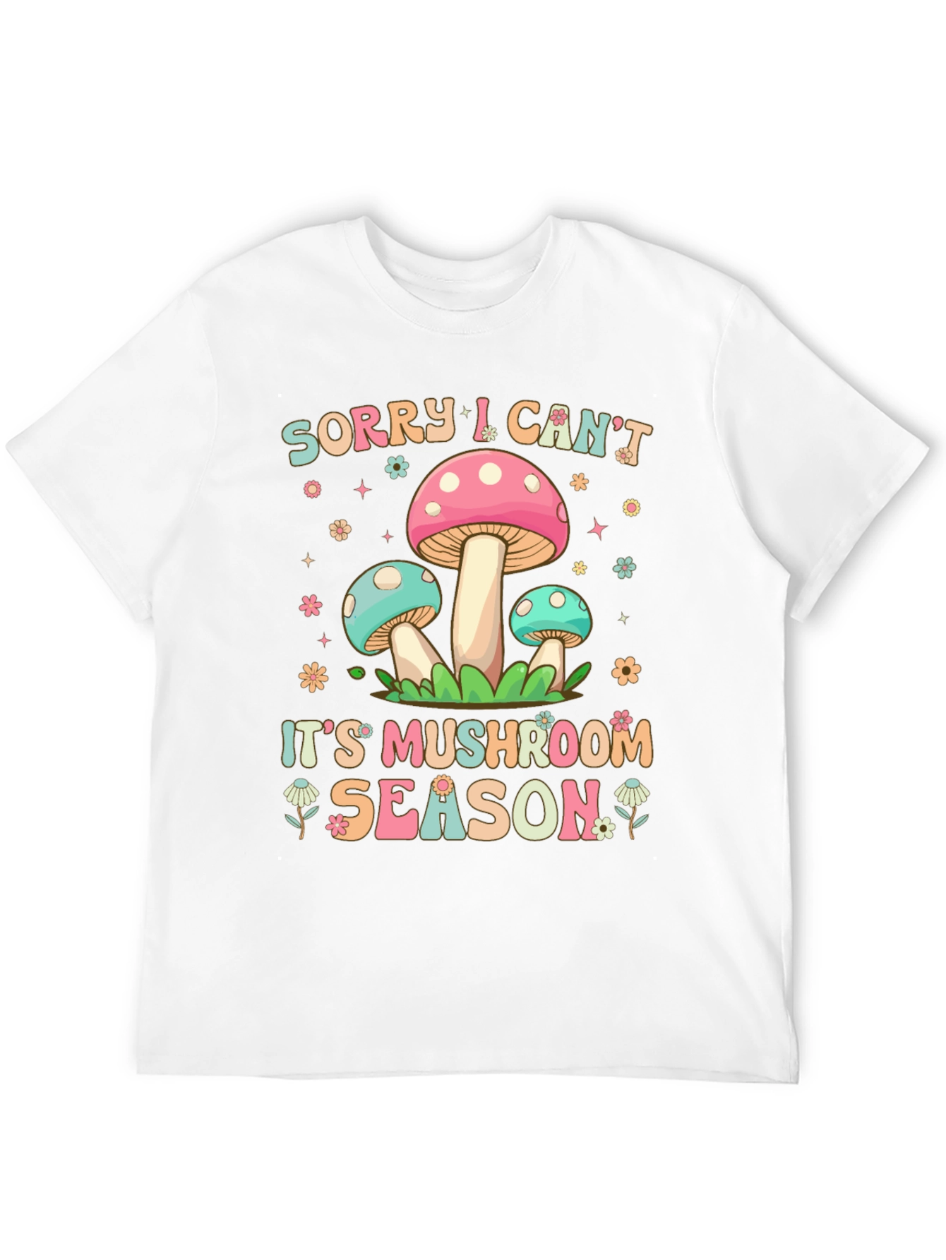 Black Mushroom Season Graphic Tee view 12