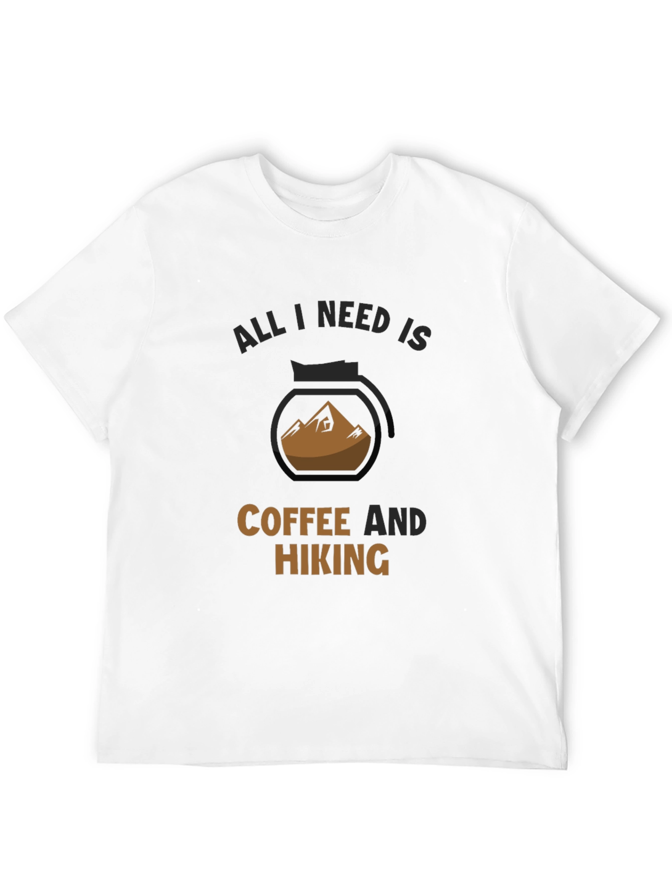 Black Coffee and Hiking T-Shirt - Mountain Adventure Tee view 12