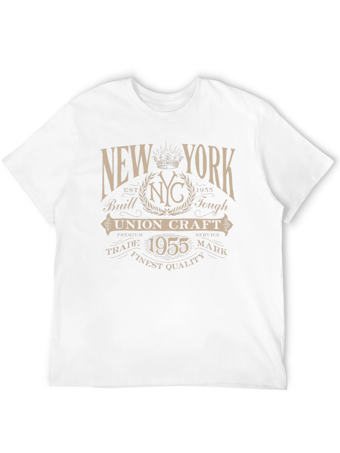 Black NYC 1955 Vintage Style Graphic Tee view 12
