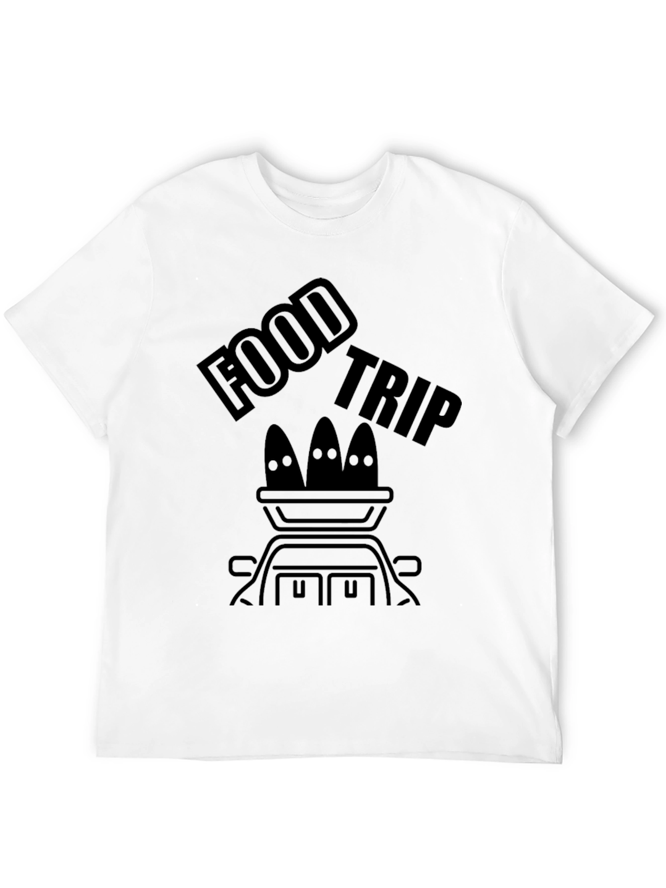 Black Food Trip Graphic T-Shirt view 12