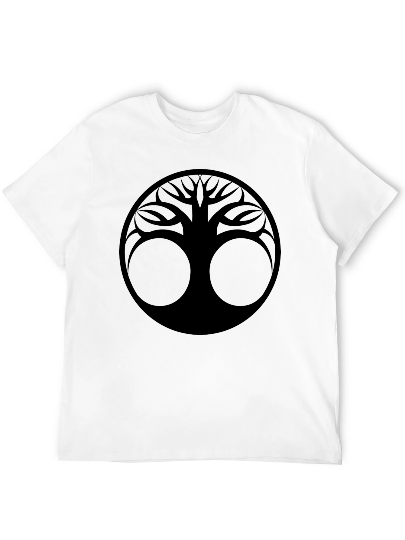 Black Black Tree of Life Graphic T-Shirt view 12