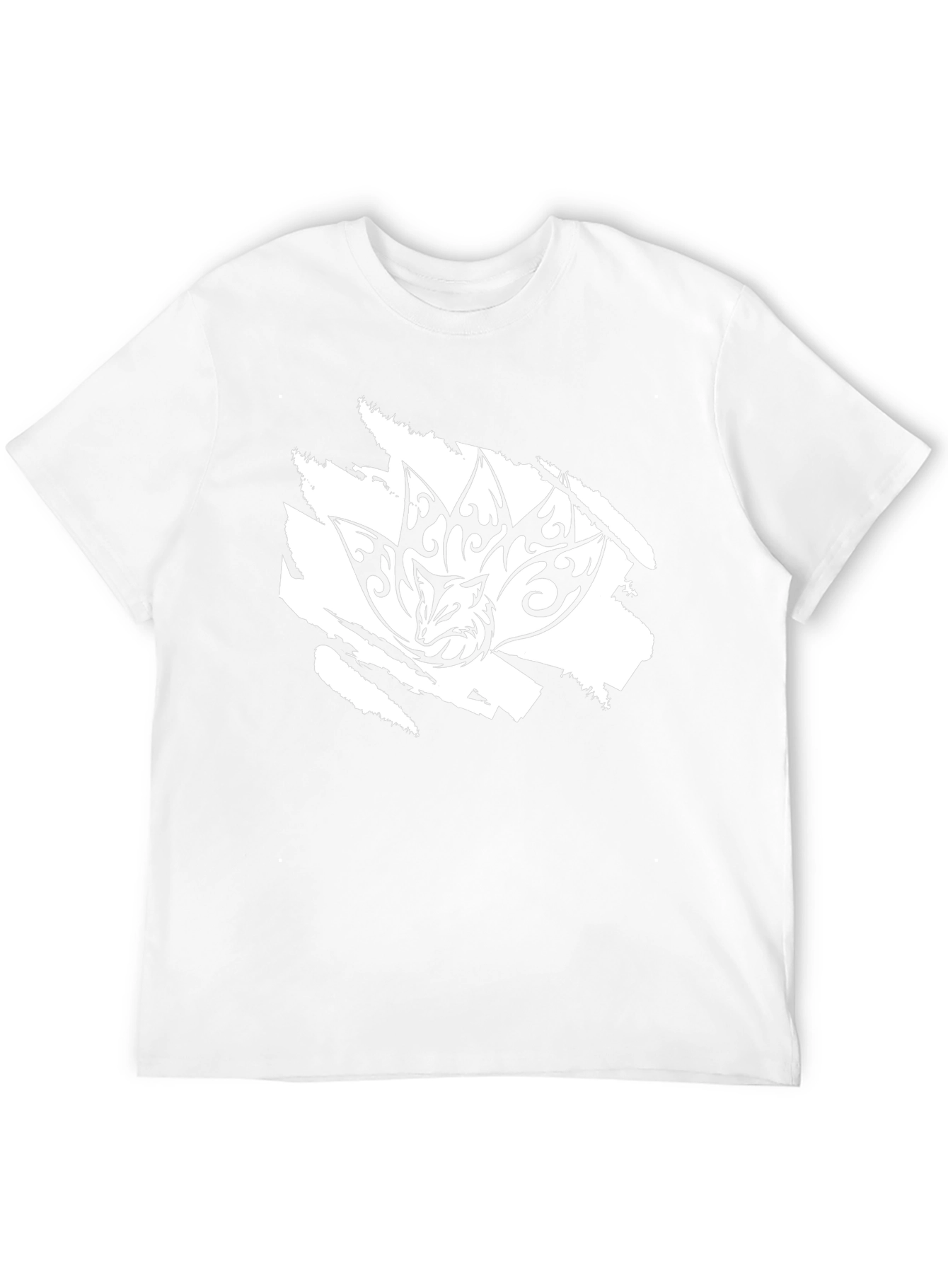 Black Nine-Tailed Fox Graphic Tee - Black view 12