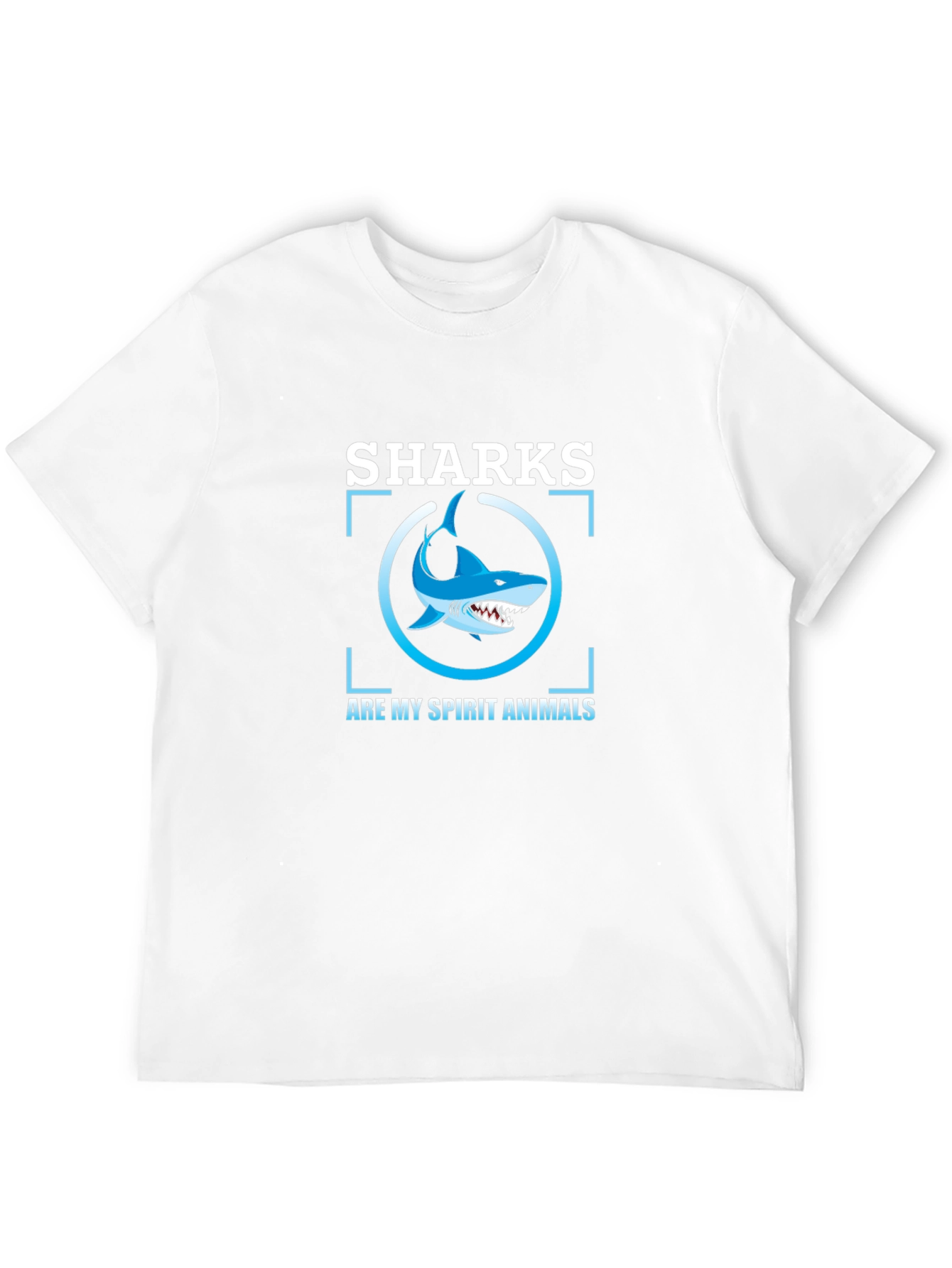 Black Sharks Are My Spirit Animals Graphic Tee view 12