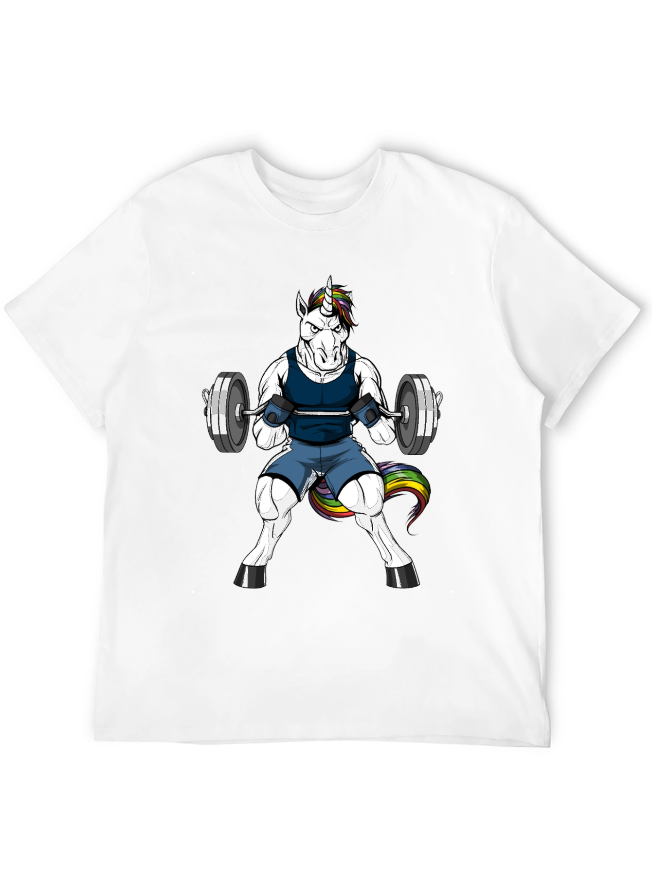 Black Unicorn Gym T-Shirt - Funny Workout Tee view 12