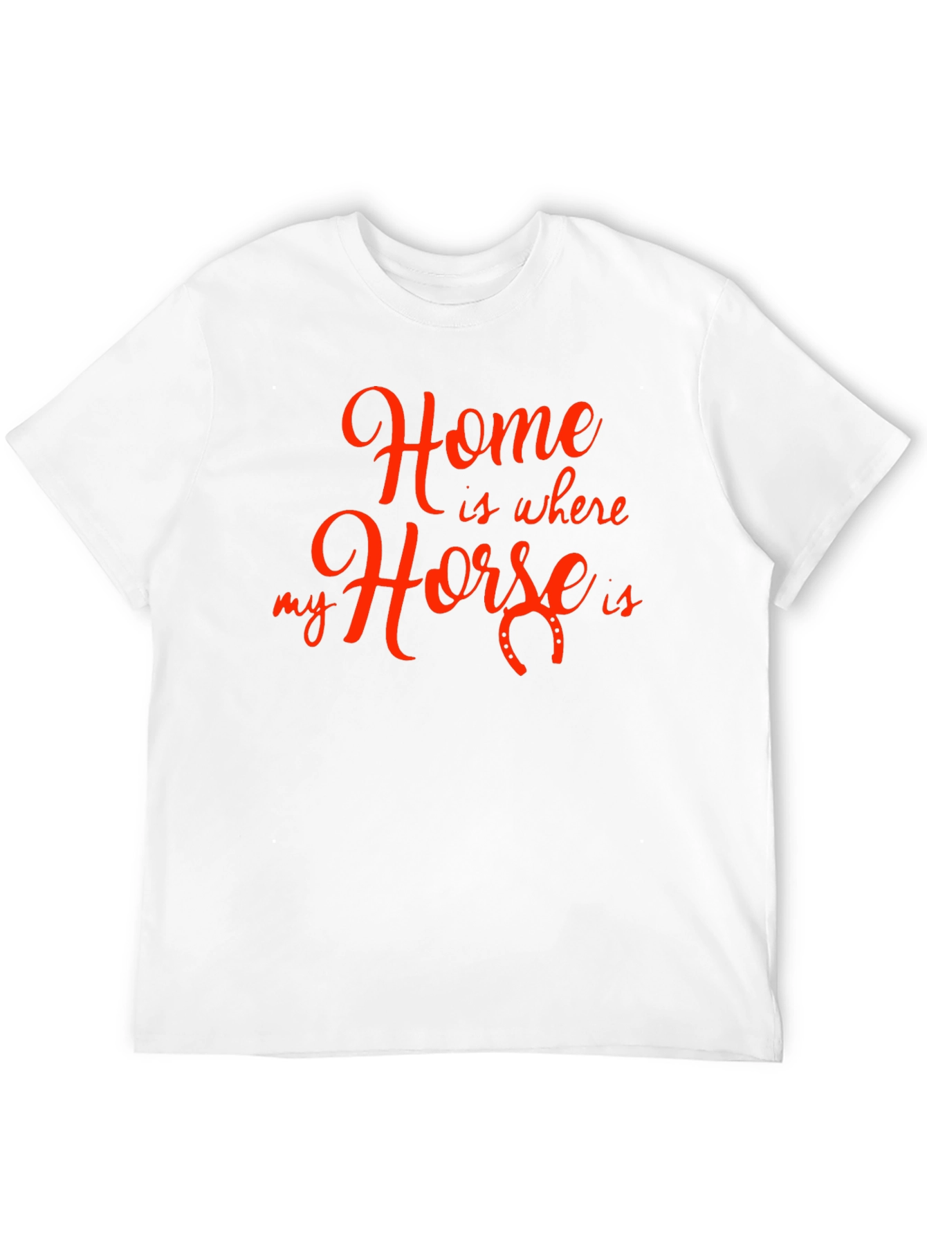 Black Home is Where My Horse is T-Shirt view 12