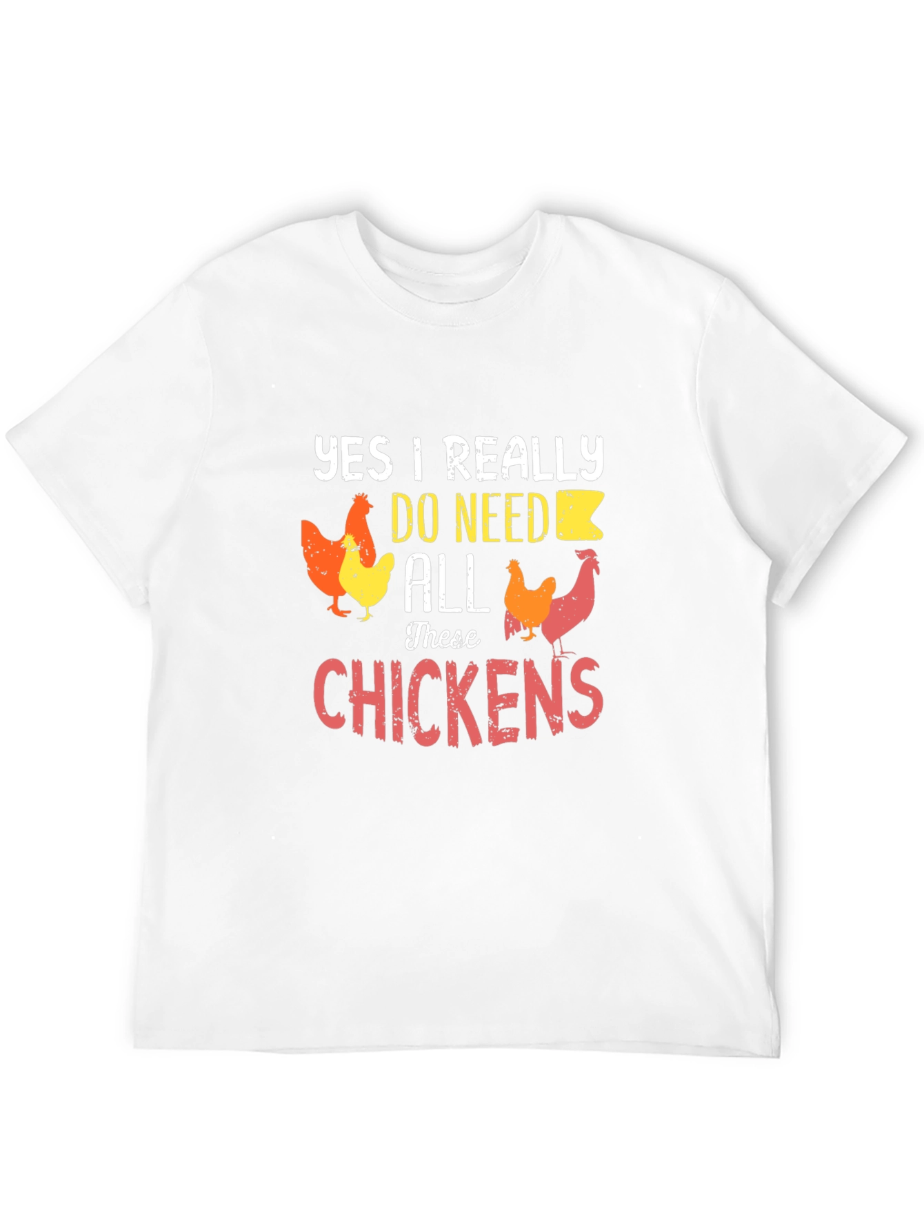 Black Funny Chicken Lover T-Shirt - Yes I Need All These Chickens view 12