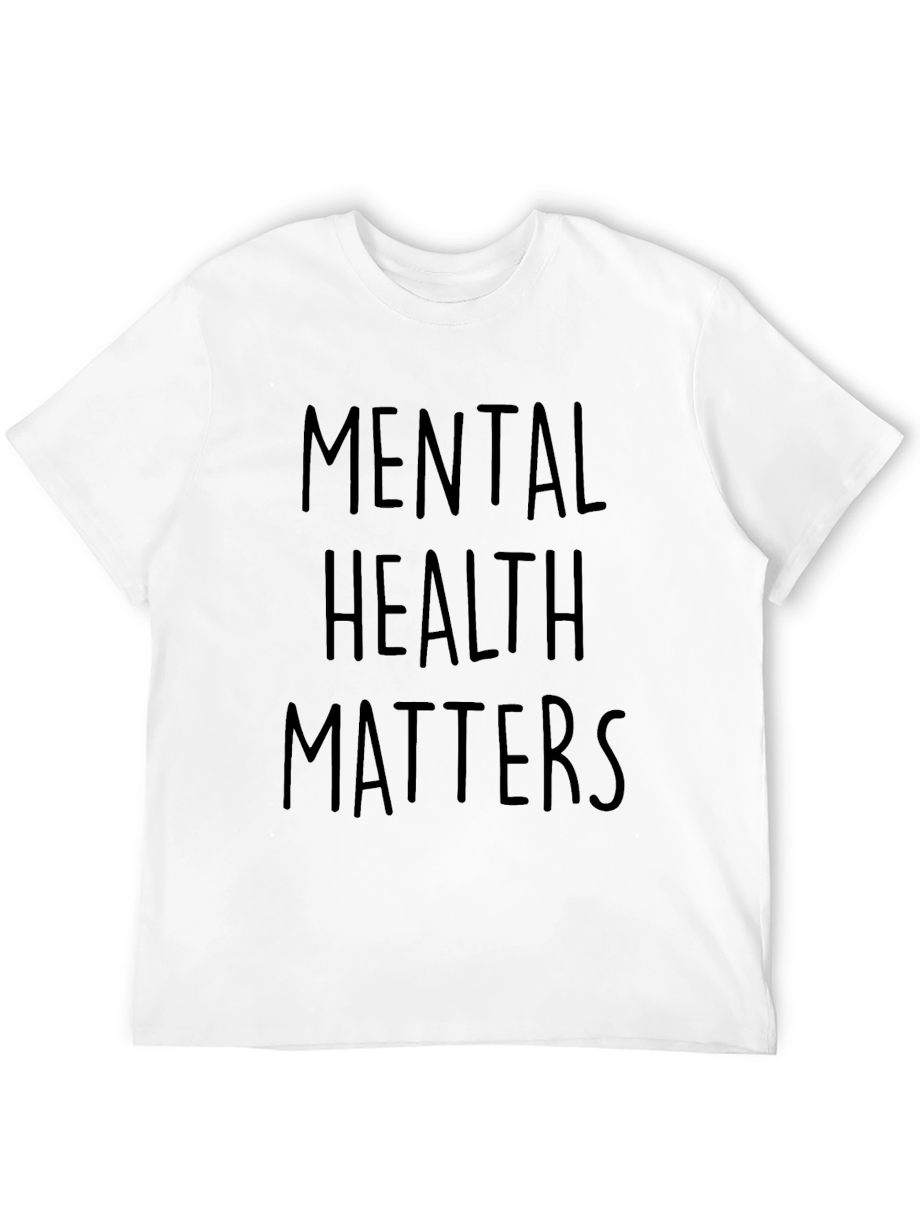 Black Mental Health Matters Black T-Shirt view 12
