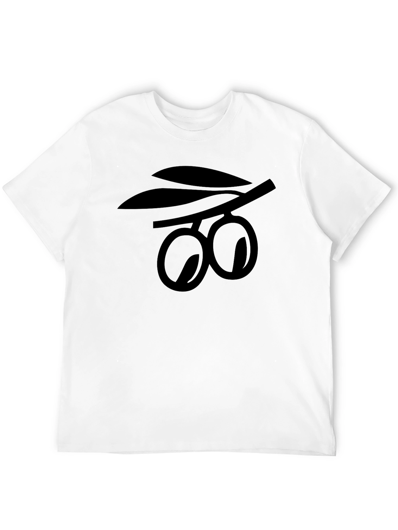 Black Olive Branch Graphic Black T-Shirt view 12