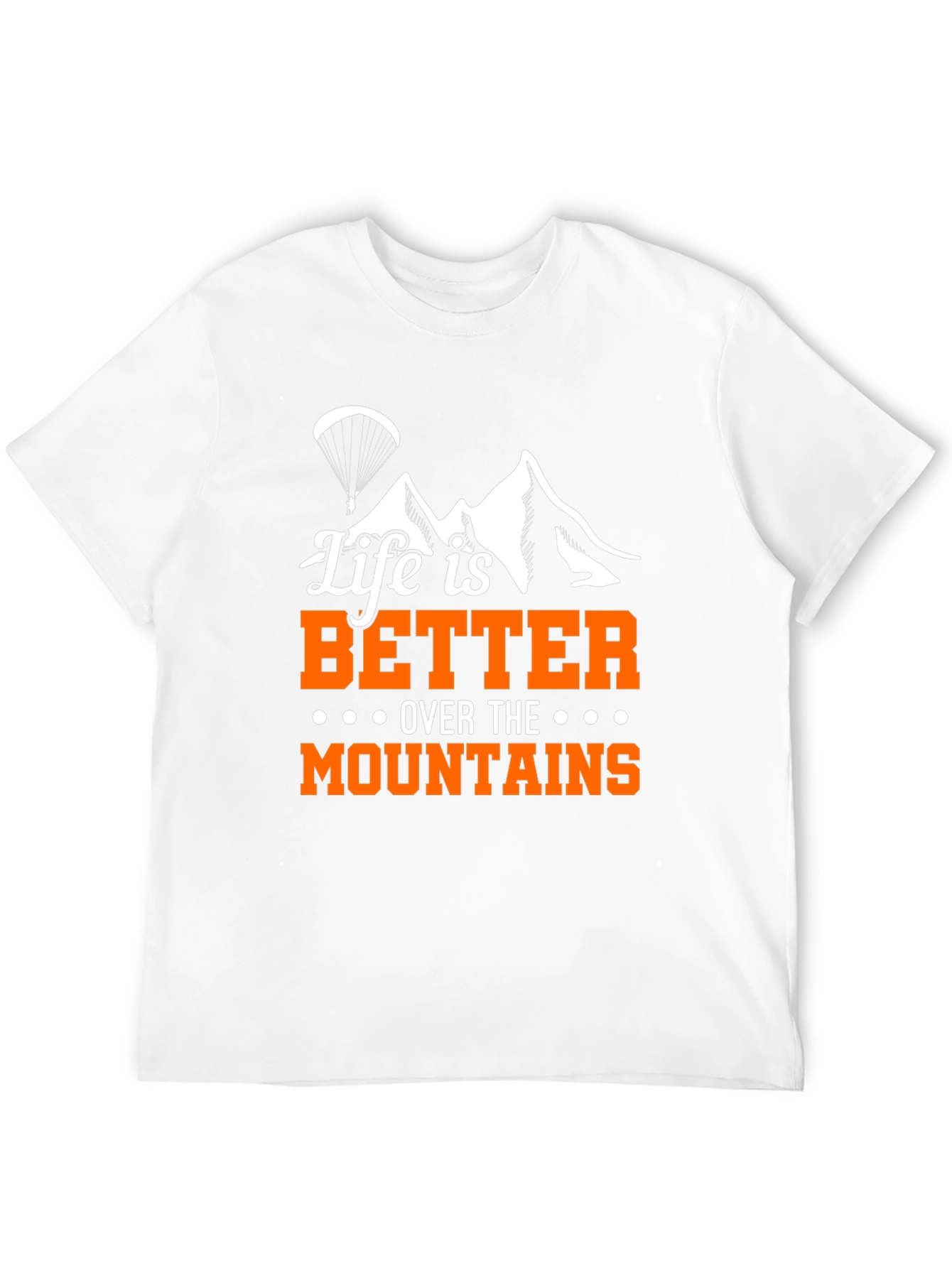 Black Life is Better Over Mountains Graphic Tee view 12