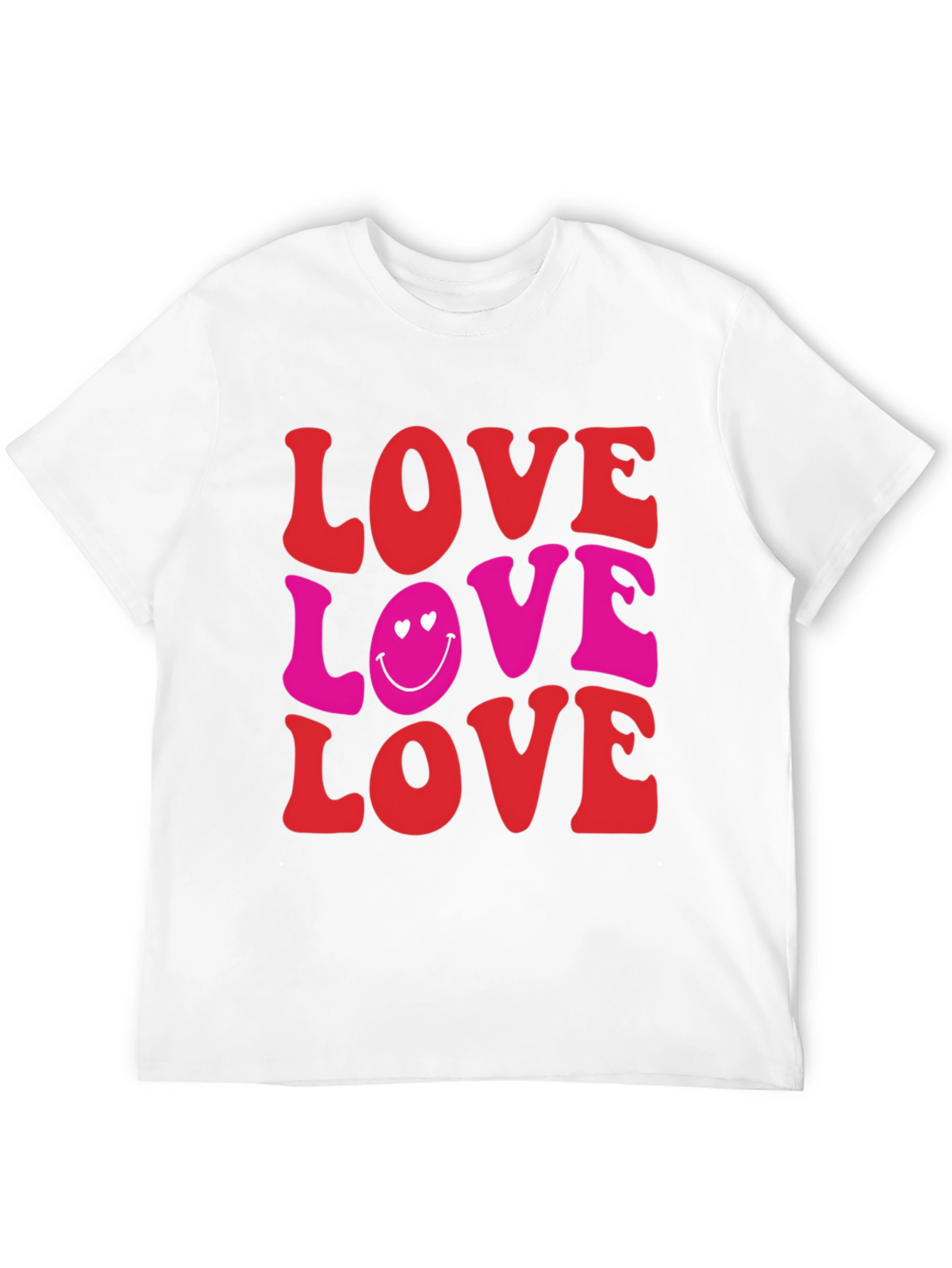 Black Love Smiley Face Graphic Tee view 12