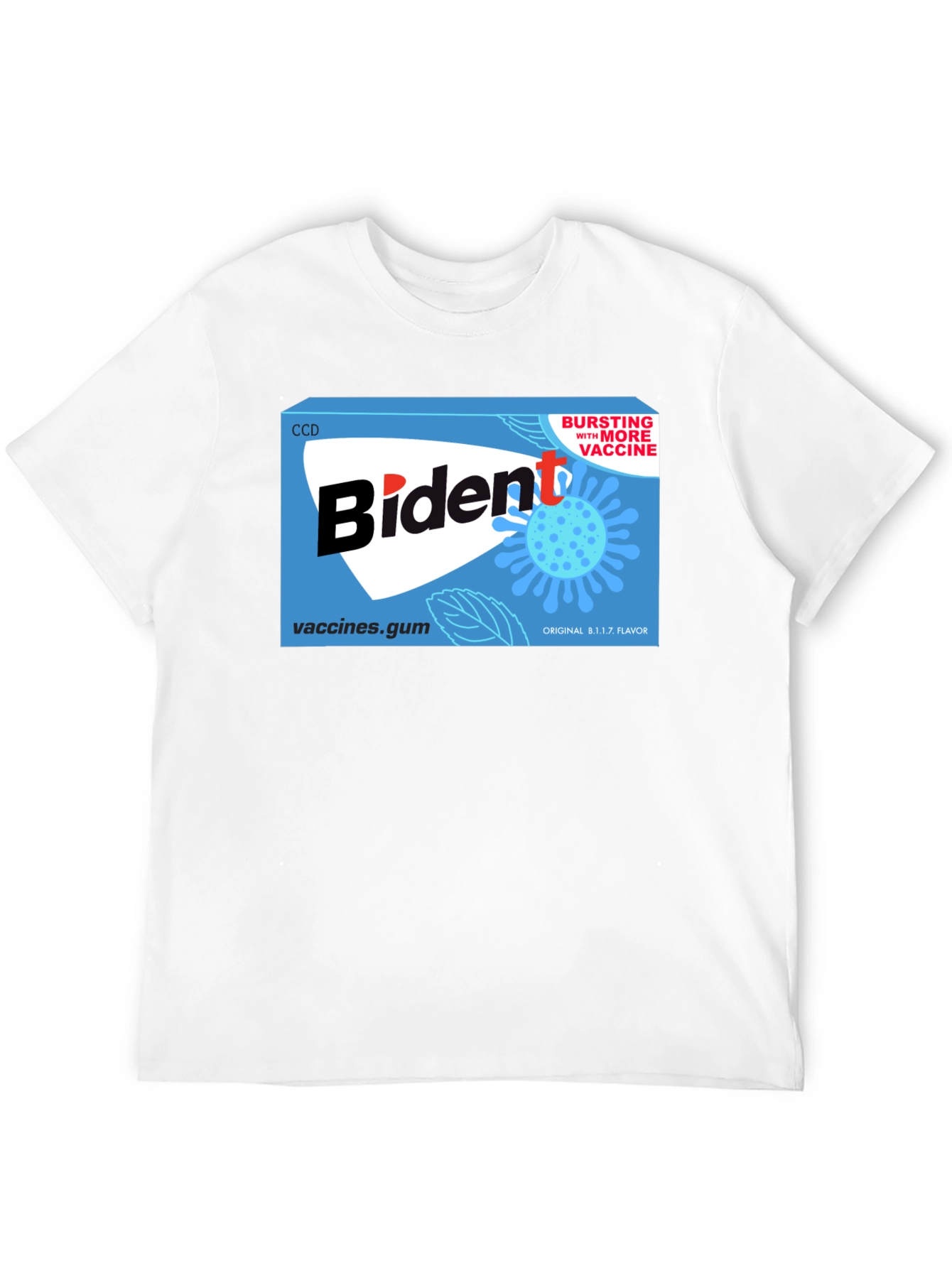 Black Biden Gum T-Shirt - Political Satire Tee view 12