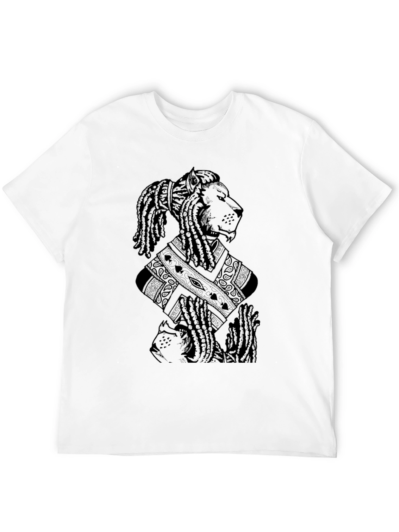 Black Lion King T-Shirt - Black Graphic Tee view 12