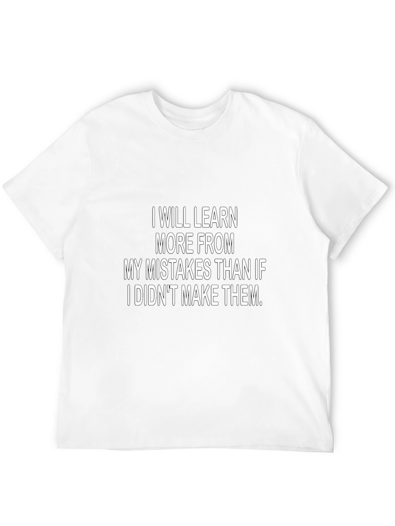 Black Mistake Wisdom Graphic Tee - Learn From Mistakes view 12
