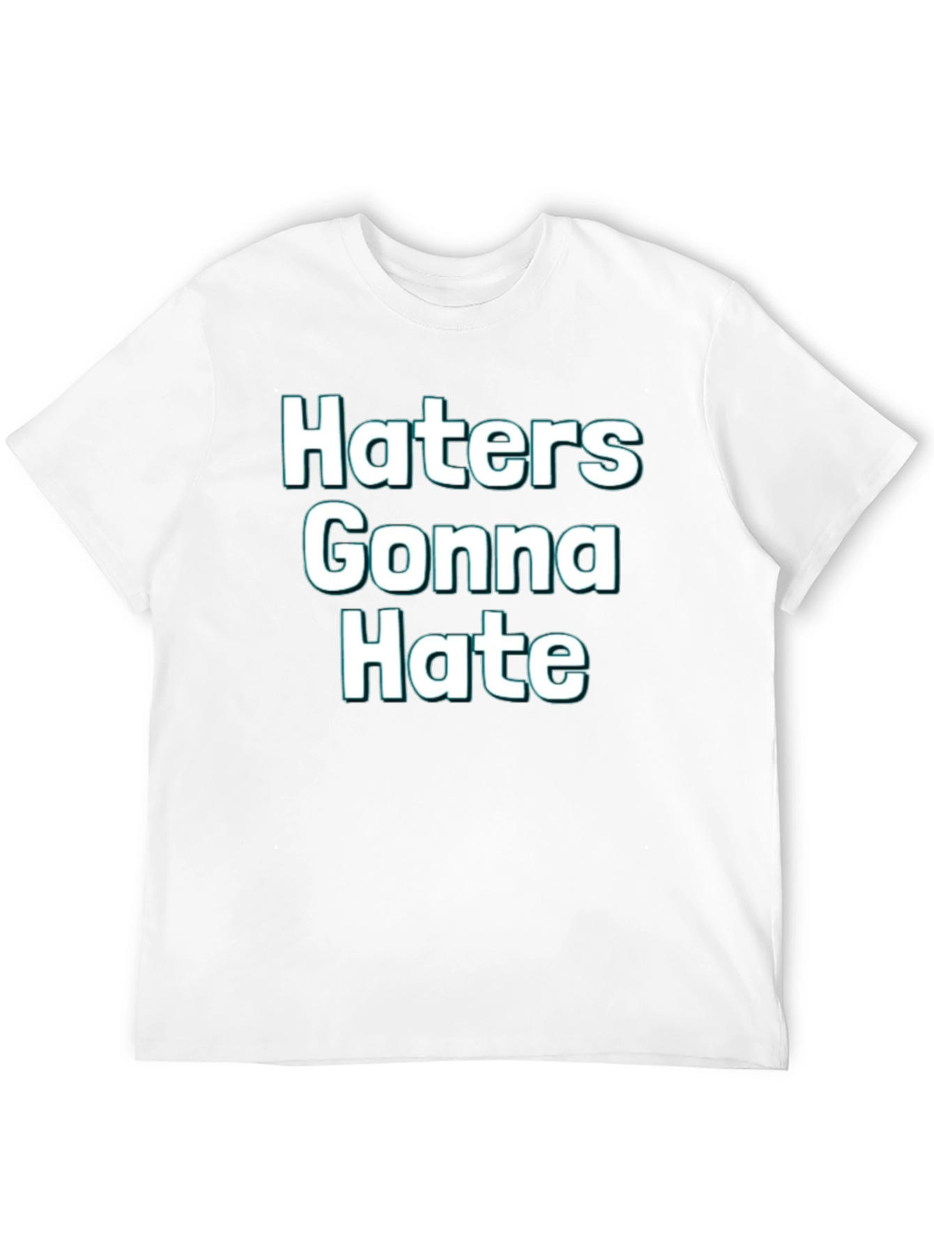 Black Haters Gonna Hate Graphic Tee view 12