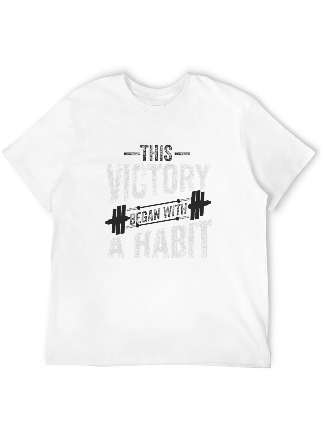 Black Victory Habit Graphic T-Shirt view 12