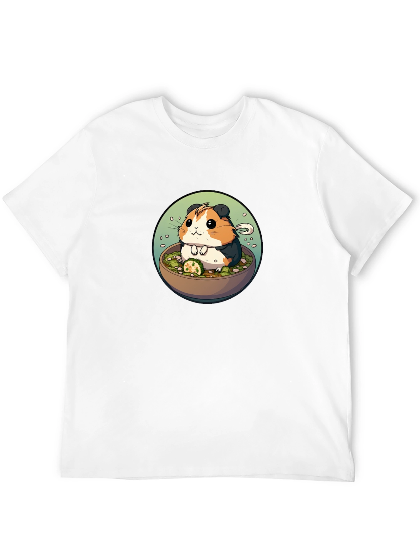 Black Guinea Pig Ramen Bowl T-Shirt view 12
