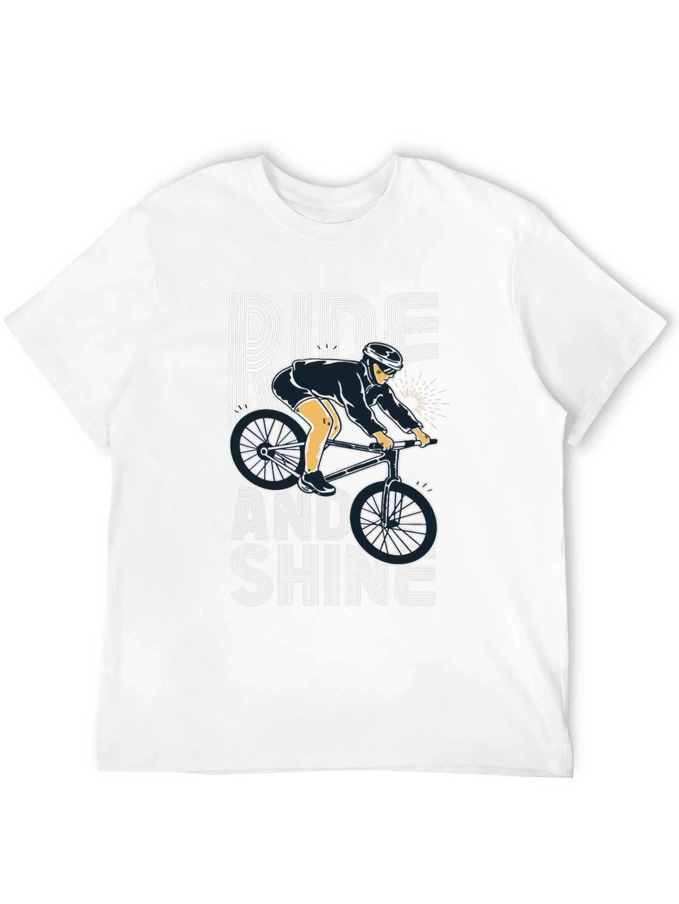 Black Ride and Shine Graphic Tee view 12