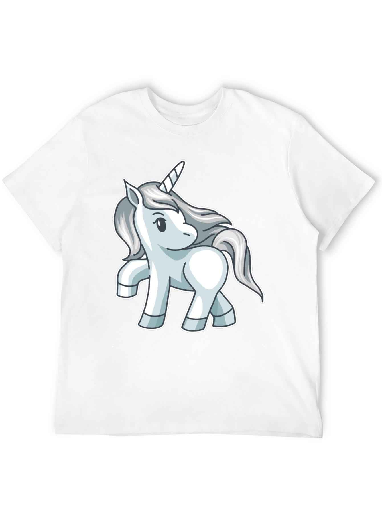 Black Unicorn Graphic T-Shirt - Black Cotton Tee view 12