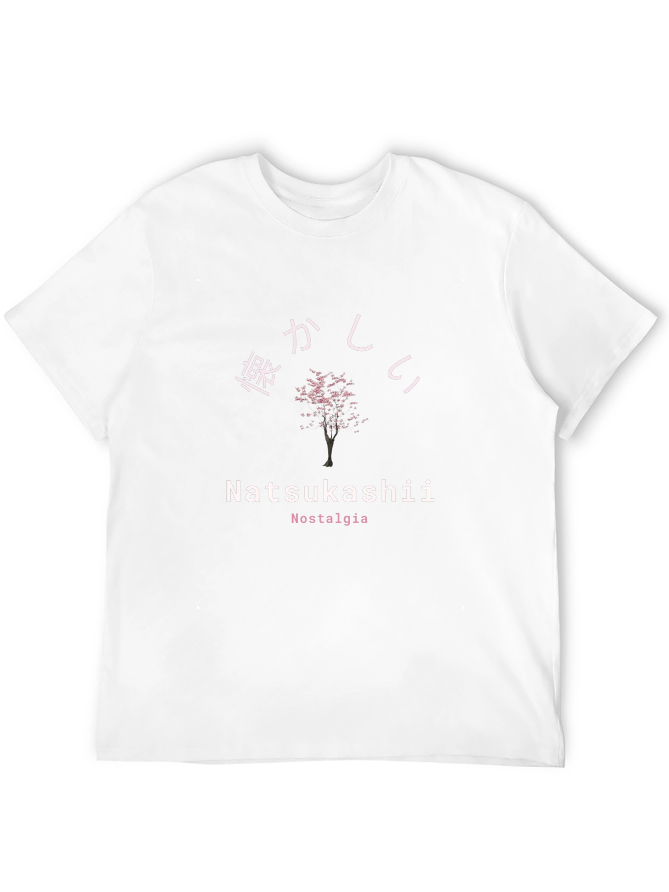 Black Natsukashii Nostalgia T-Shirt - Japanese Cherry Blossom view 12