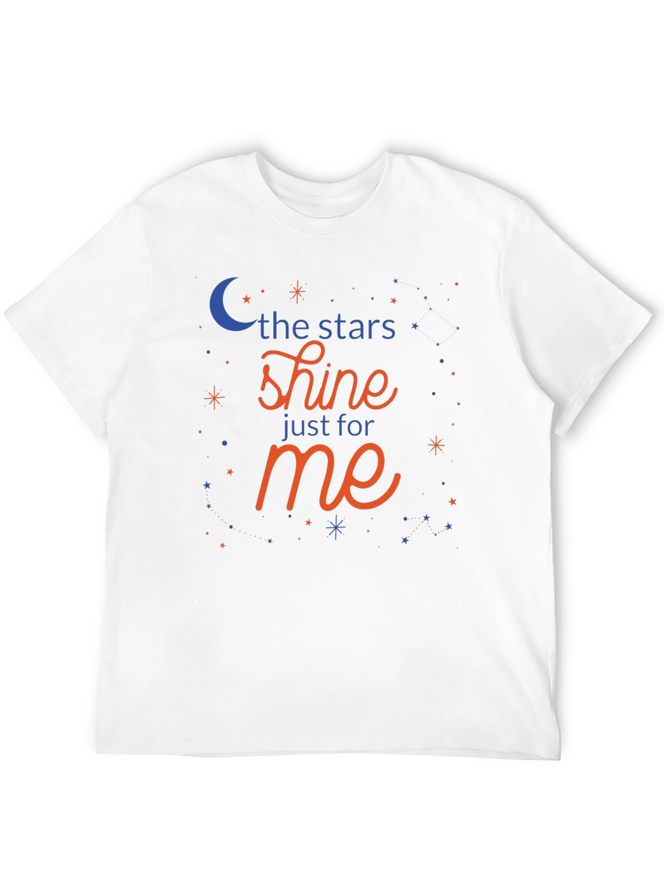 Black Stars Shine for Me Black T-Shirt view 12