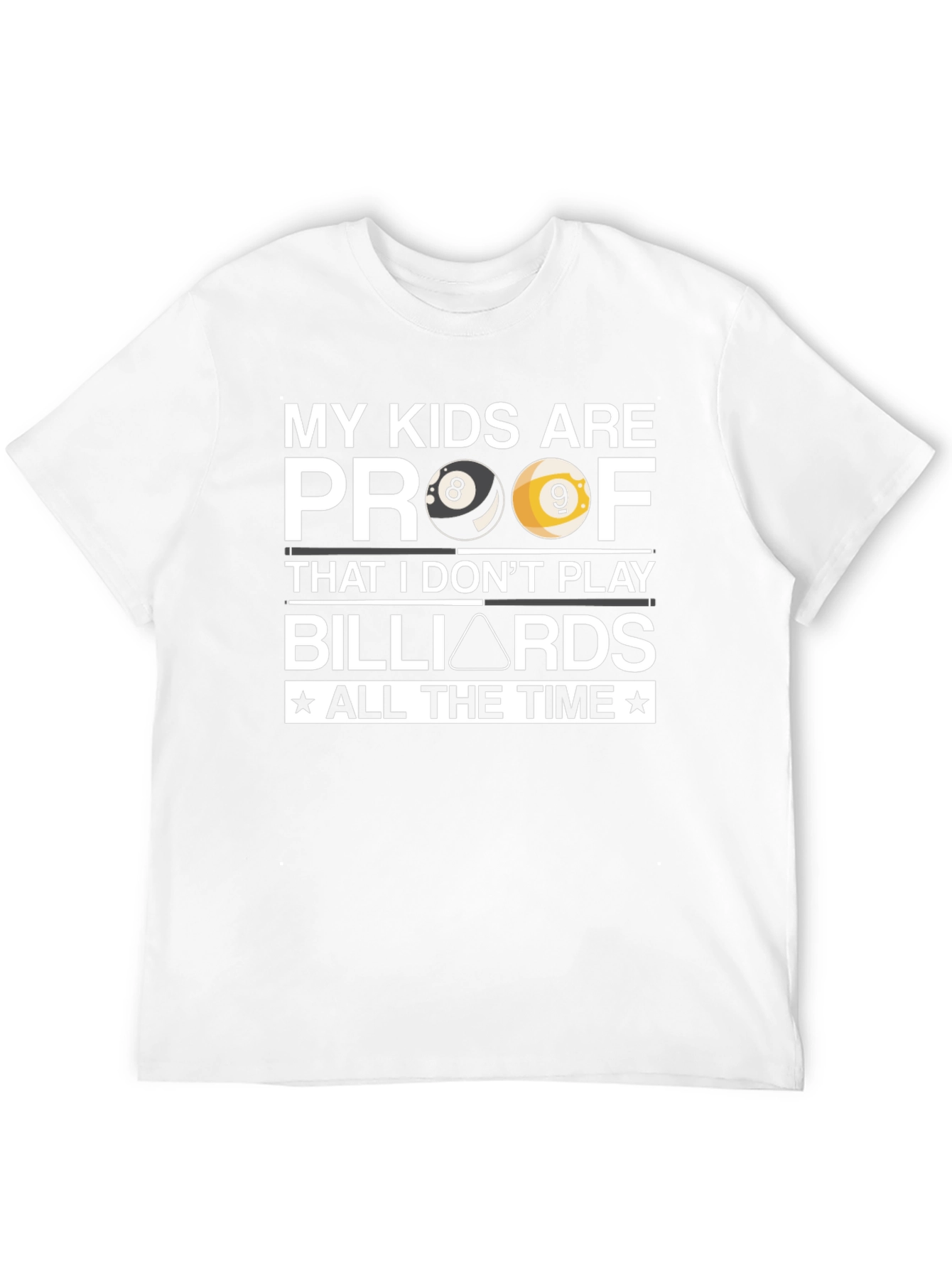 Black My Kids Billiards T-Shirt view 12