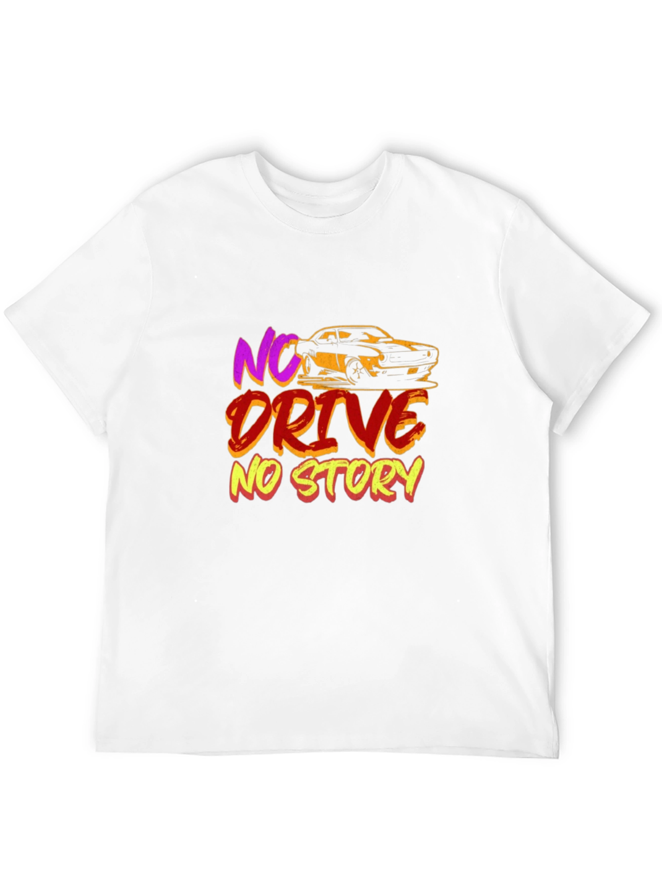 Black No Drive No Story Graphic T-Shirt view 12