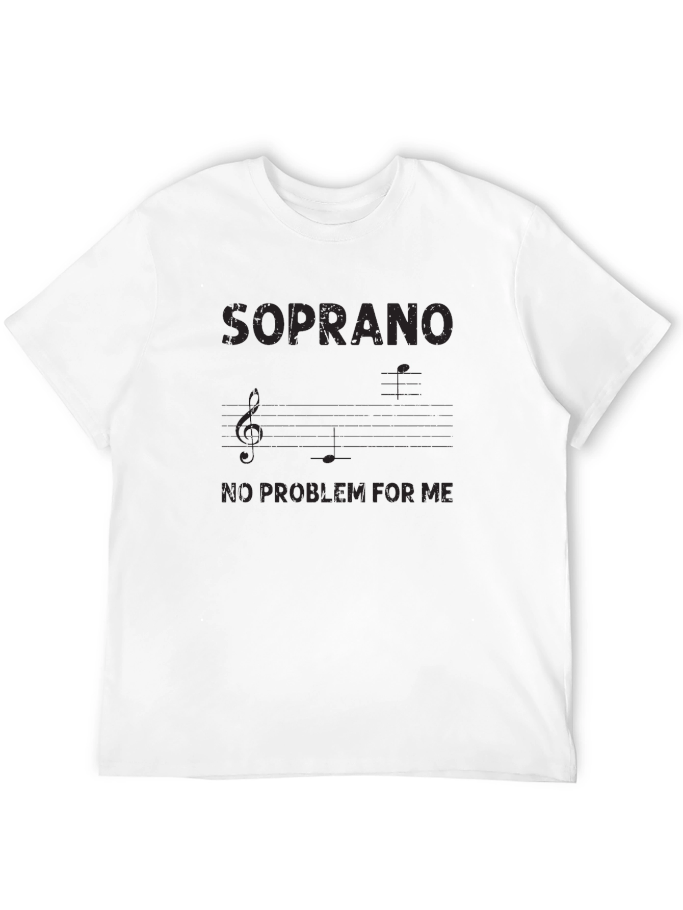 Black Soprano No Problem For Me Black T-Shirt view 12