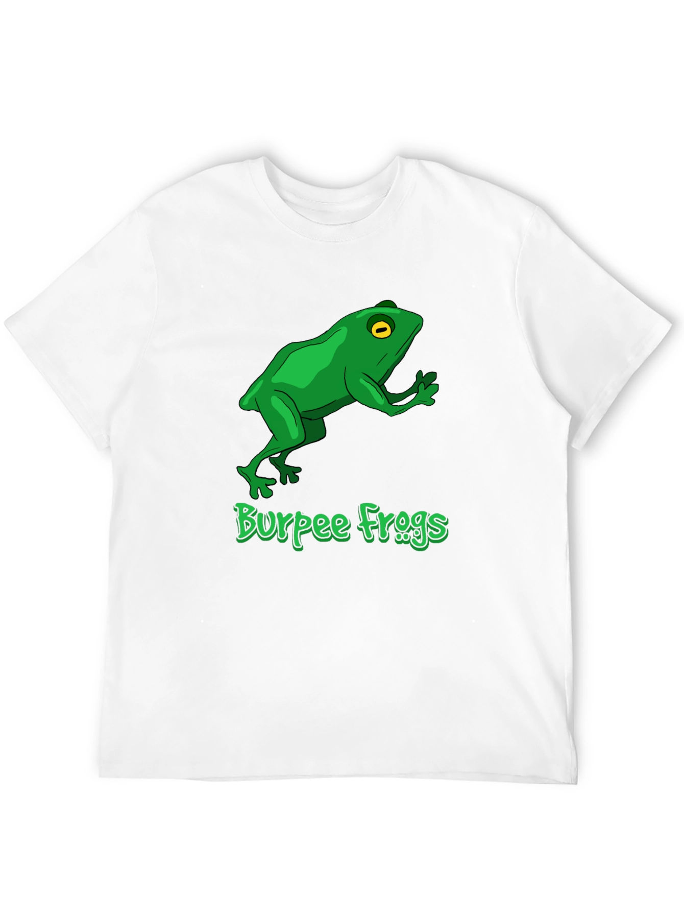 Black Burpee Frogs Graphic Tee - Black Cotton T-Shirt view 12