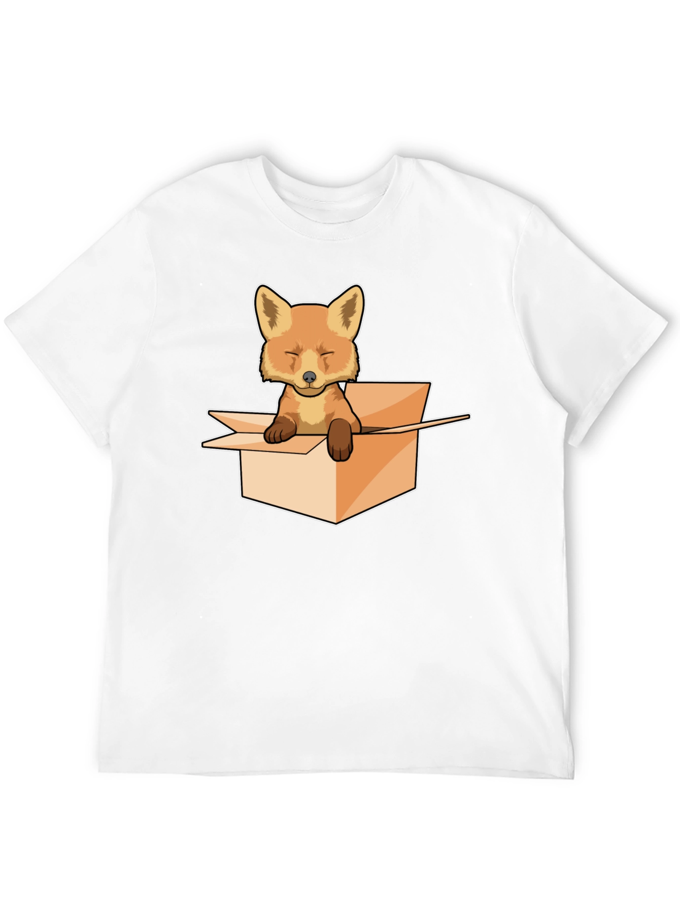 Black Fox in a Box Graphic Tee view 12