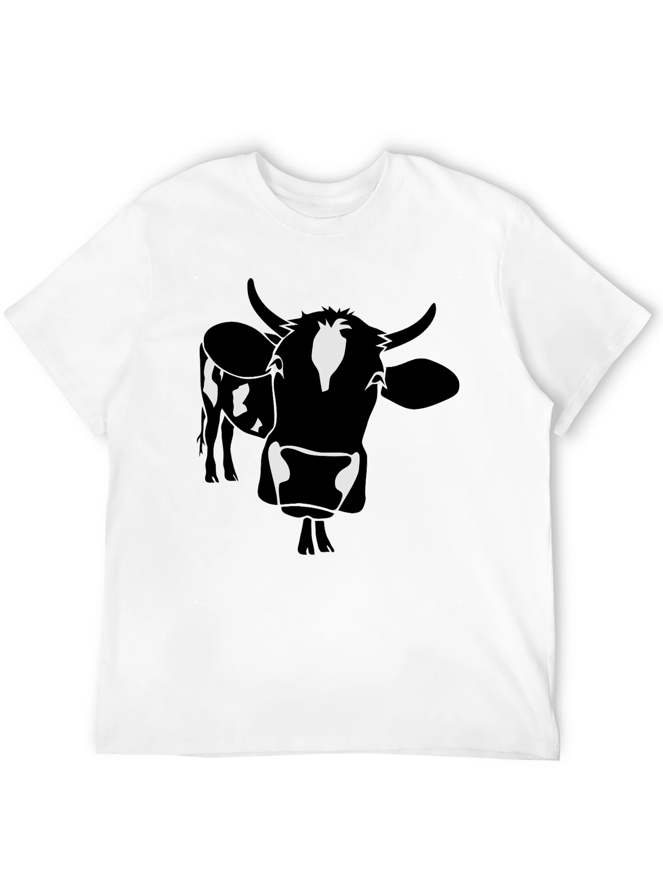 Black Black Cow Graphic Tee - Men's Short Sleeve Shirt view 12
