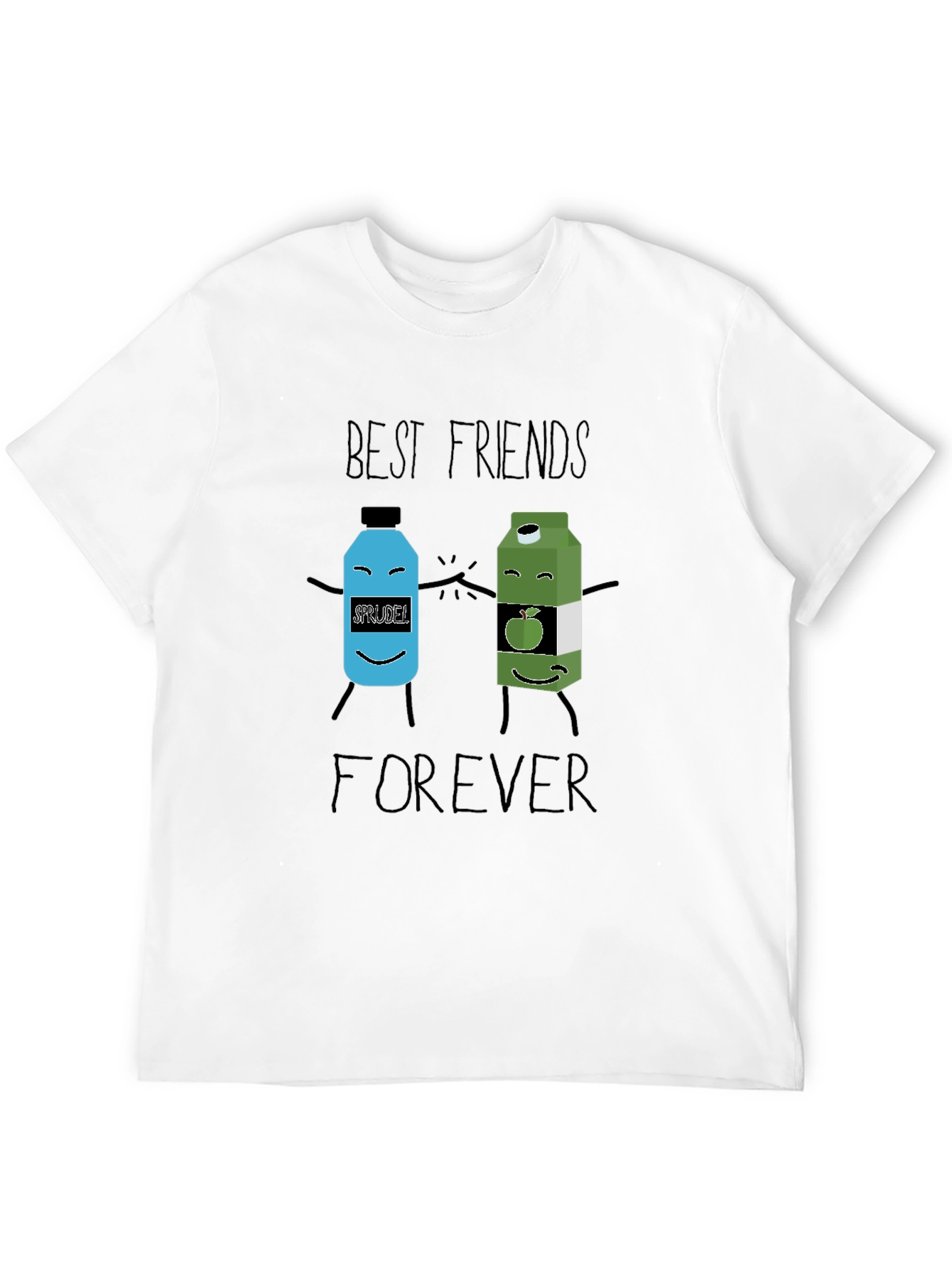 Black Best Friends Forever T-Shirt view 12