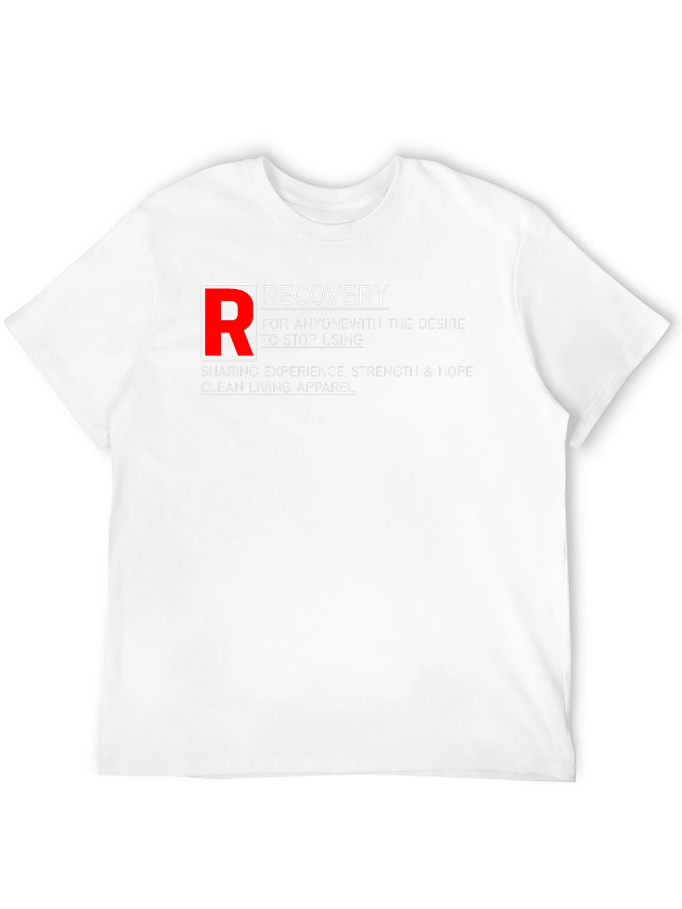 Black Recovery T-Shirt - Clean Living Apparel view 12